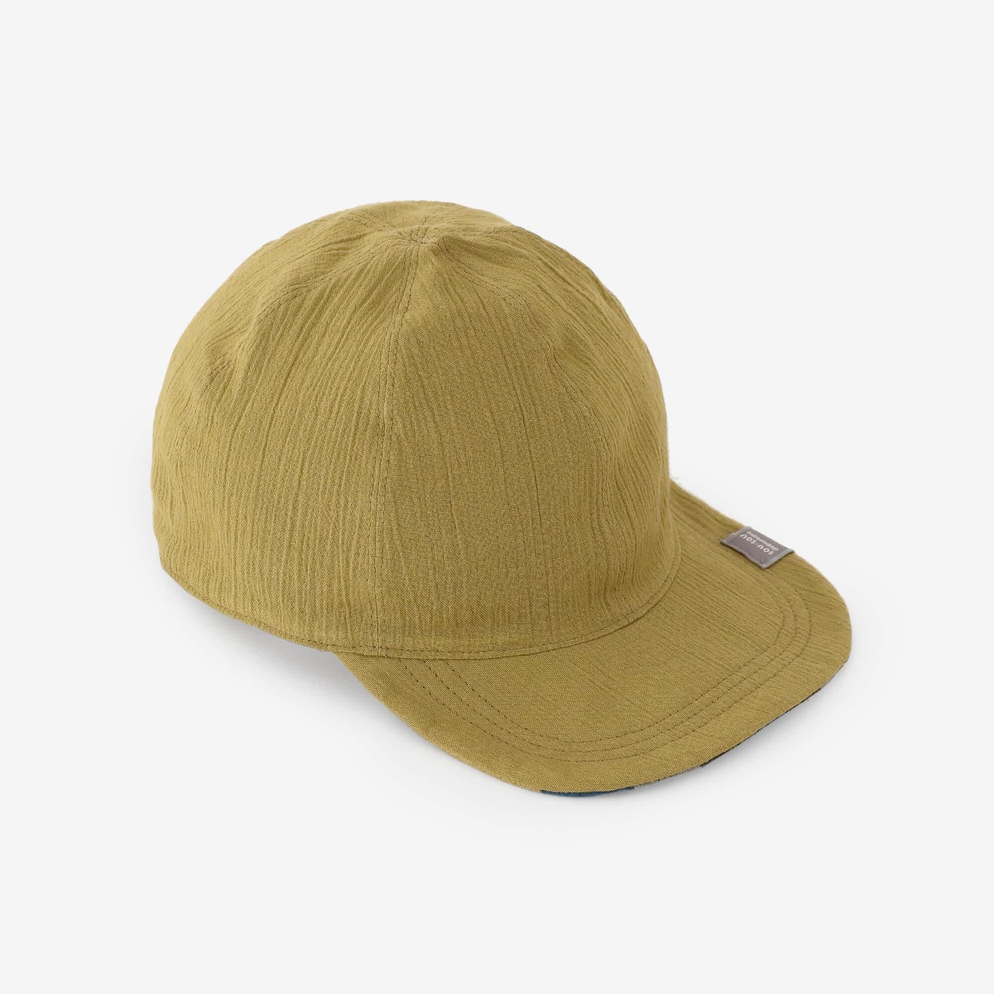 高島縮 20/20 リバーシブル キャップ／縄梯子（なわばしご）