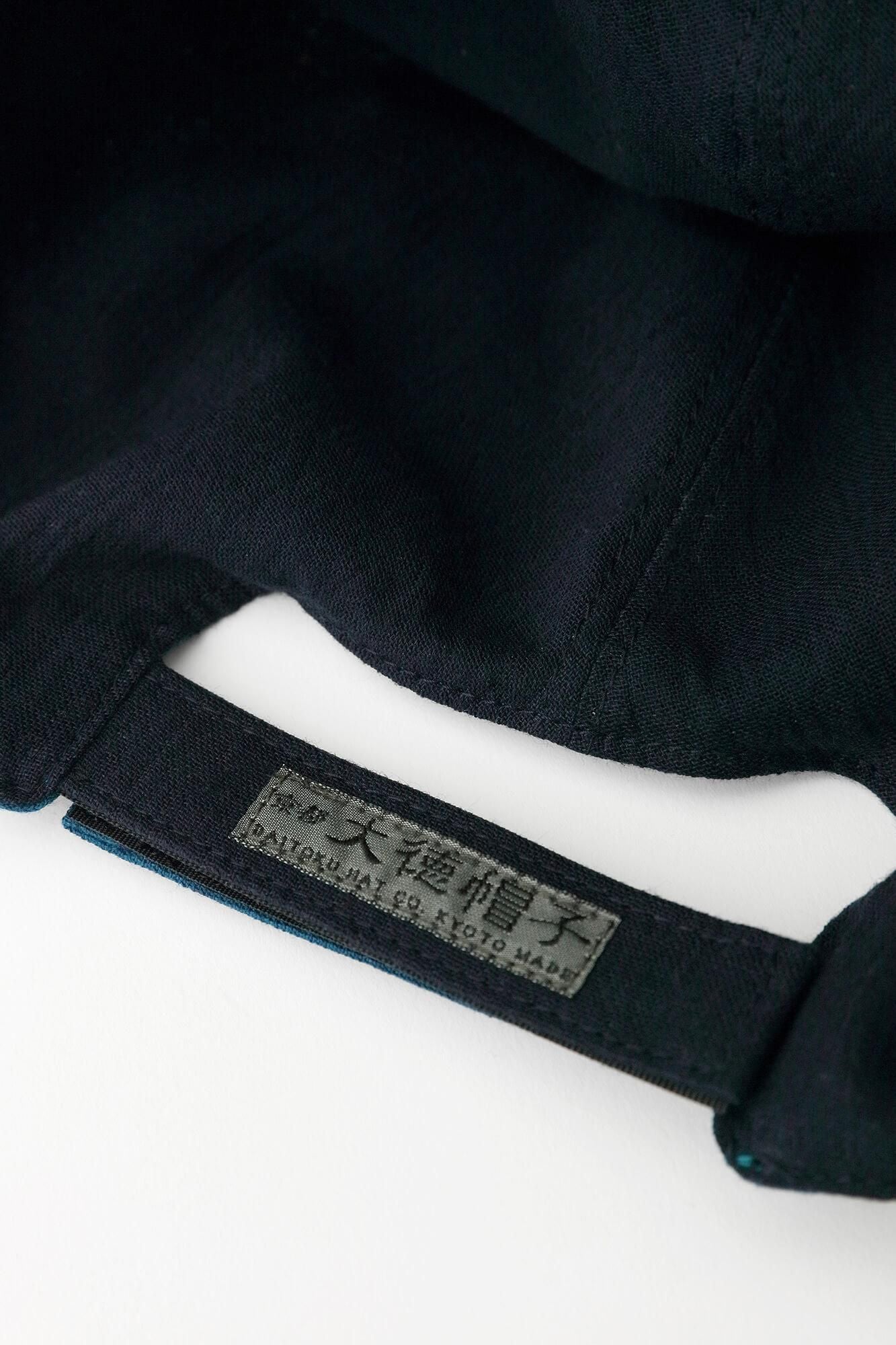 高島縮棉 20/20雙面用鴨舌帽/冰雹條紋