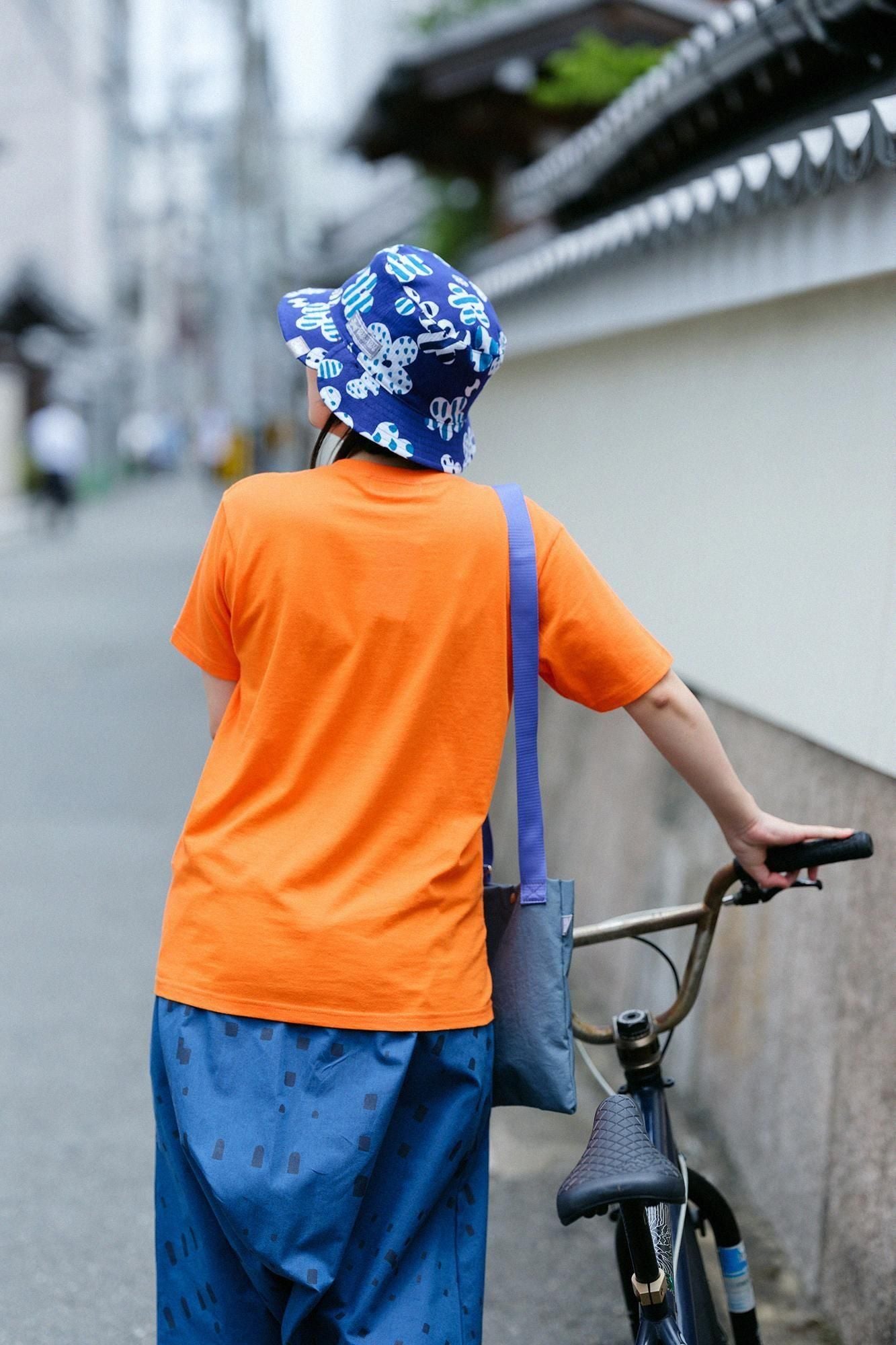 半袖 ポケットTシャツ[5.0]／オレンジ×SO-SU-U昆（こん）2