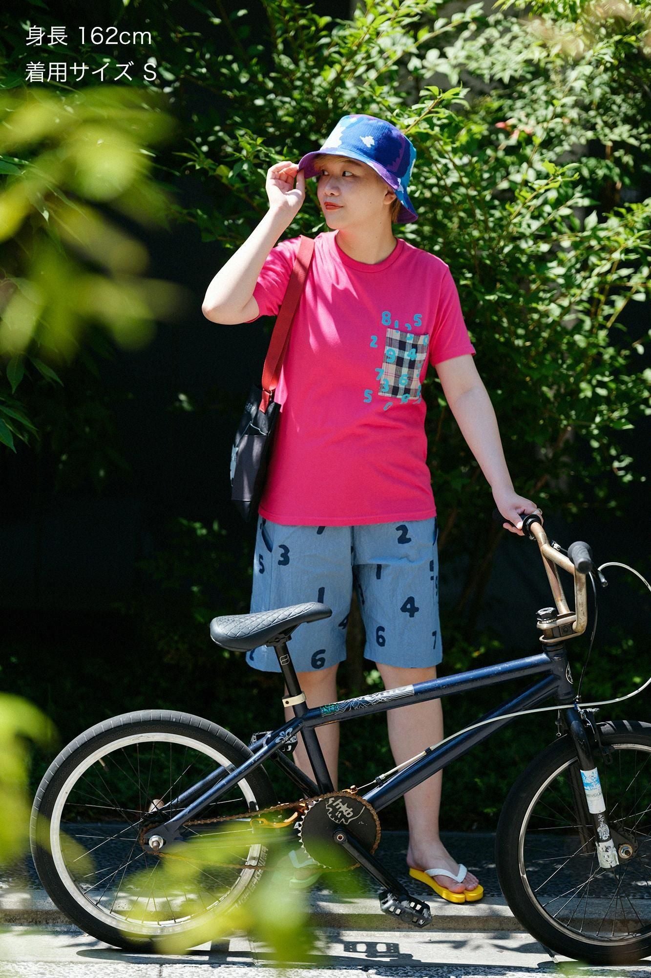 Short Sleeve Pocket T-shirt [5.0] / PINK x SO-SU-U Kon