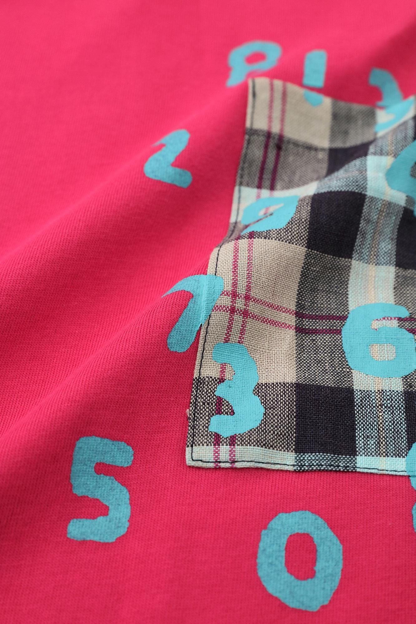 Short Sleeve Pocket T-shirt [5.0] / PINK x SO-SU-U Kon