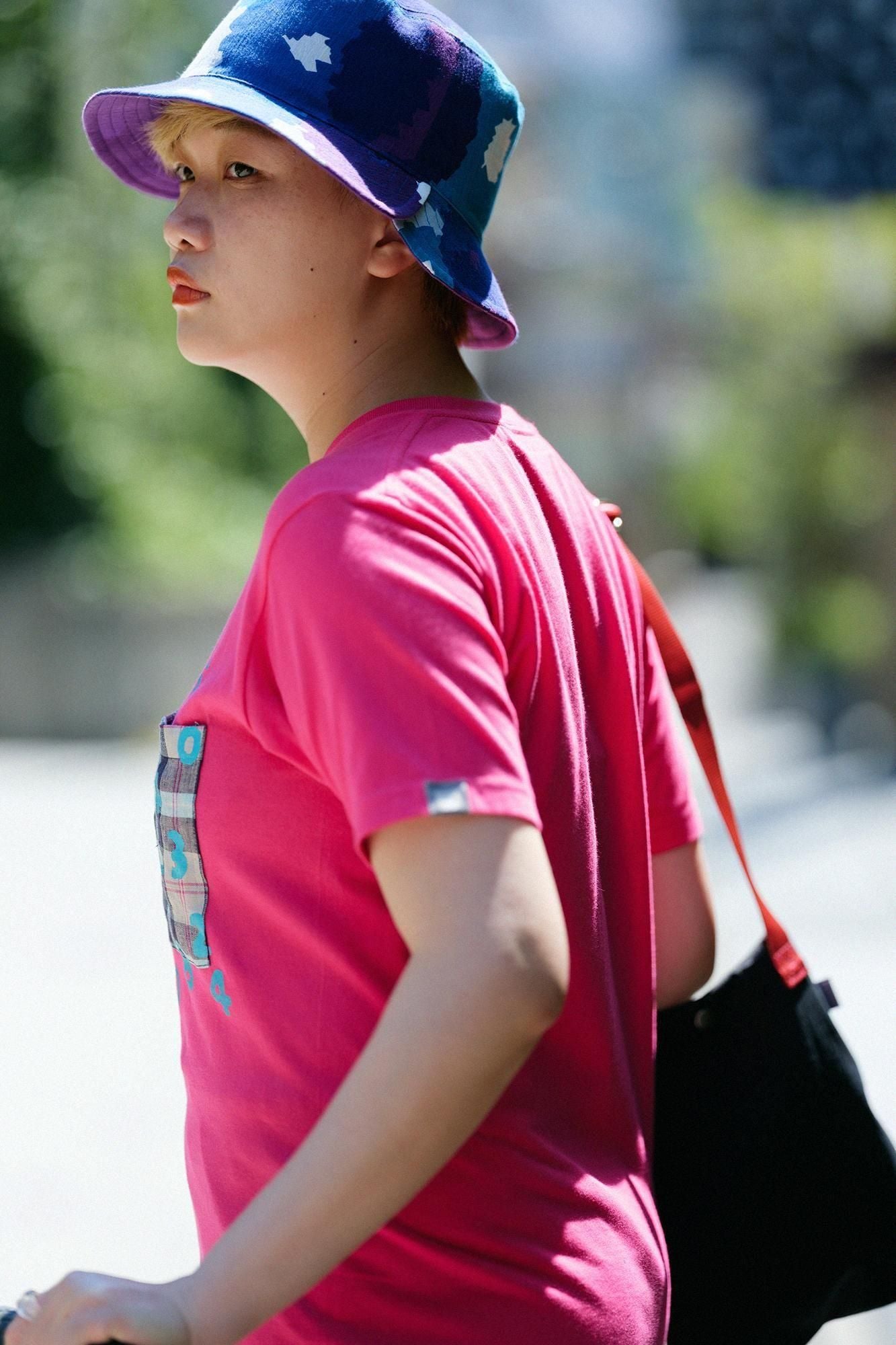 Short Sleeve Pocket T-shirt [5.0] / PINK x SO-SU-U Kon
