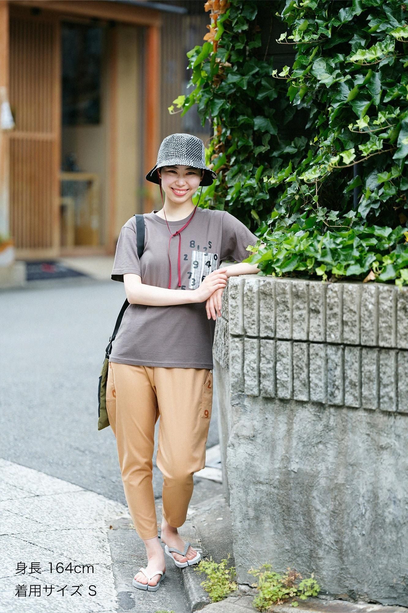 短袖口袋T恤[5.0] /木炭X SO-SU-U Kon（Kon）2