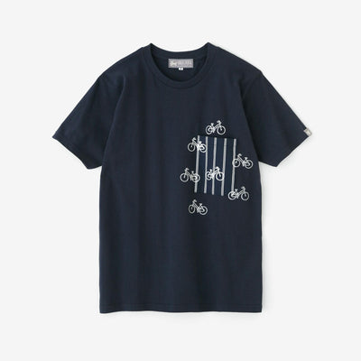 Short Sleeve Pocket T-shirt [5.0] / Metro Blue x Bicycle Craze