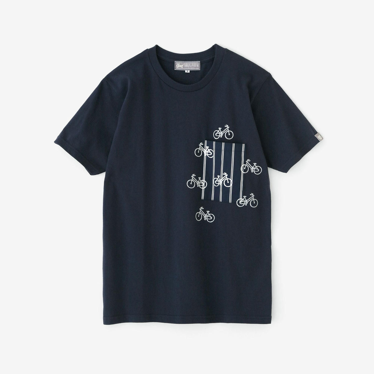 Short Sleeve Pocket T-shirt [5.0] / Metro Blue x Bicycle Craze