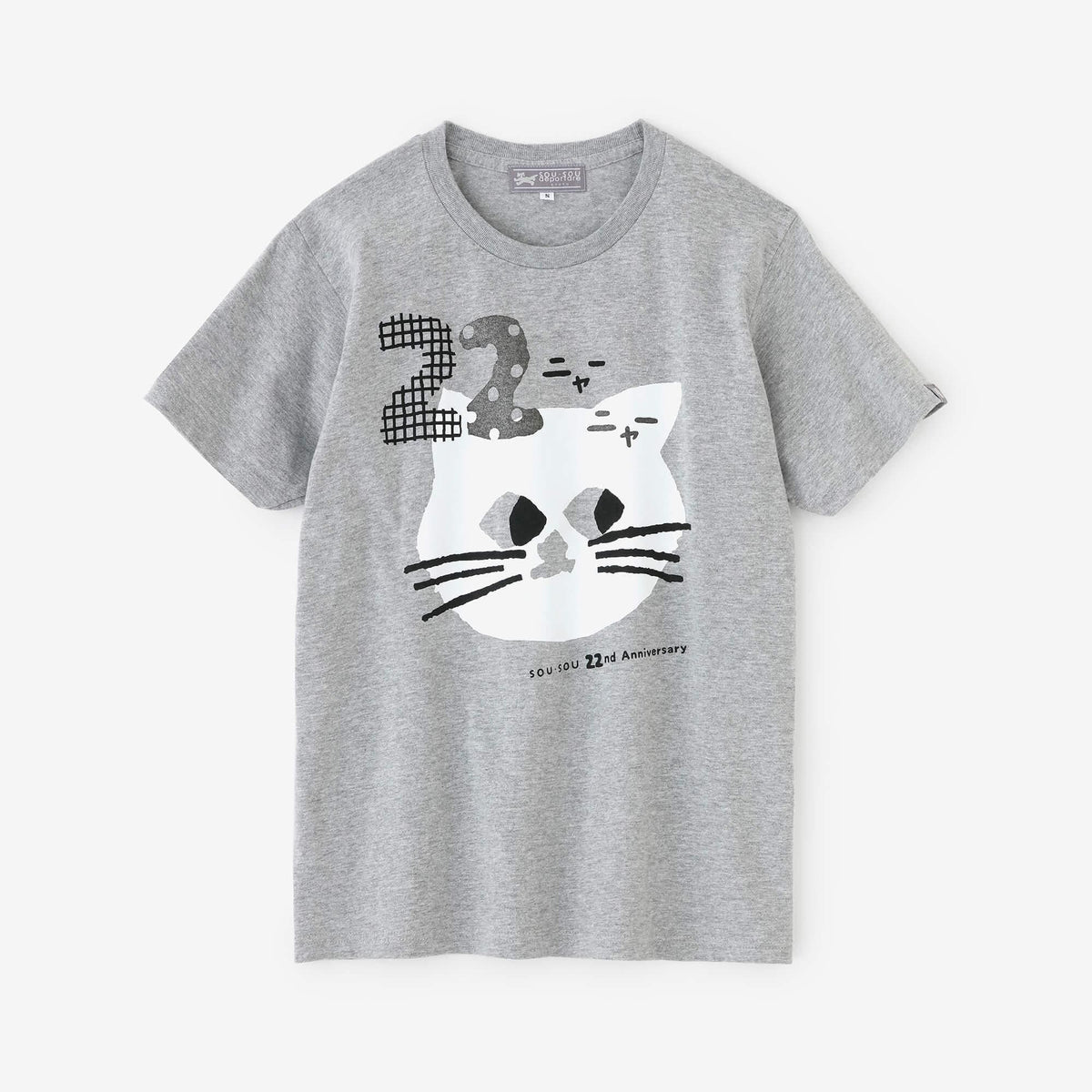 22nd Anniversary 半袖Tシャツ[5.0]／ヘザーグレー