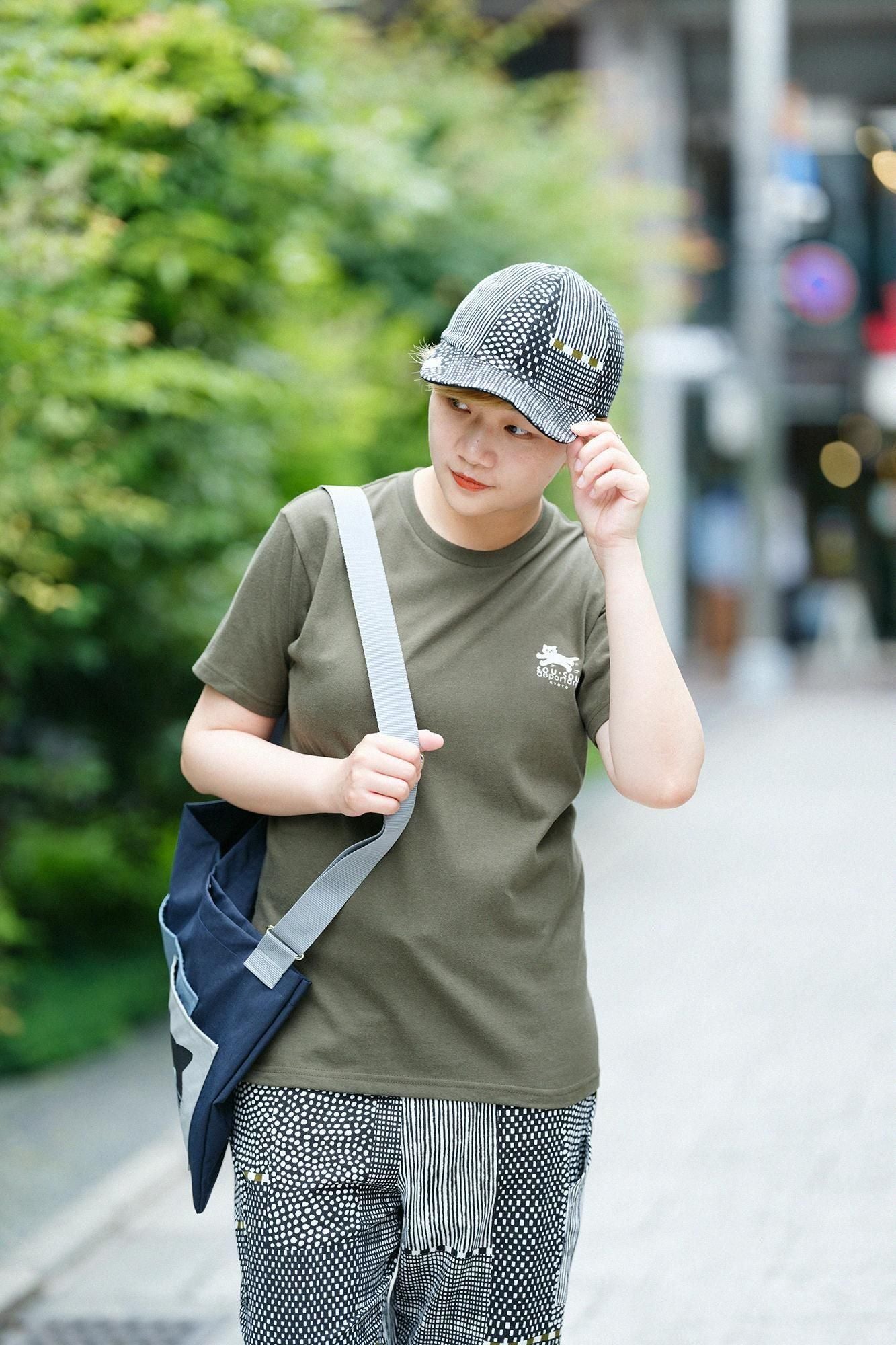 貓咪短袖T-shirt [5.0] /軍綠色