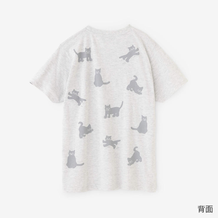Cat Short Sleeve T-shirt [5.0] / Ivory