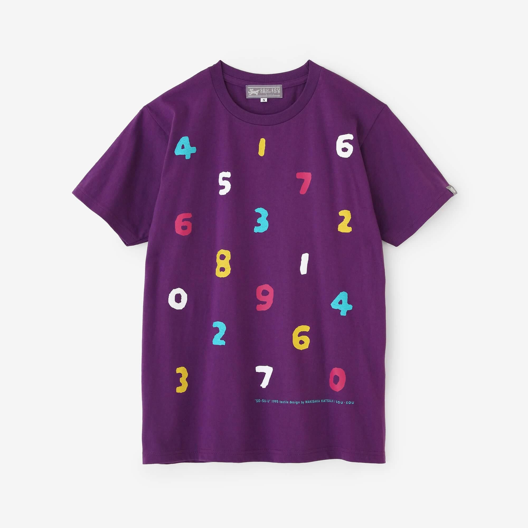 【4月28日頃発送予定】SO-SU-U 四味（よつみ） 半袖Tシャツ[5.0]／パープル