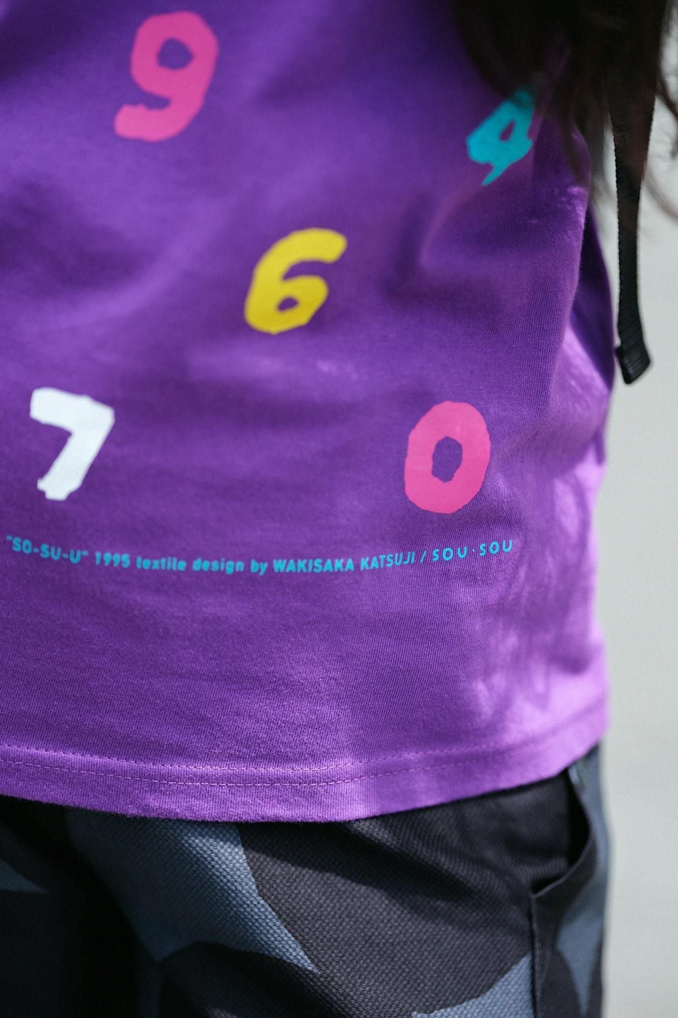 [Versand voraussichtlich um den 28. April]SO-SU-U Yotsumi Kurzarm-T-Shirt [5.0]/Lila