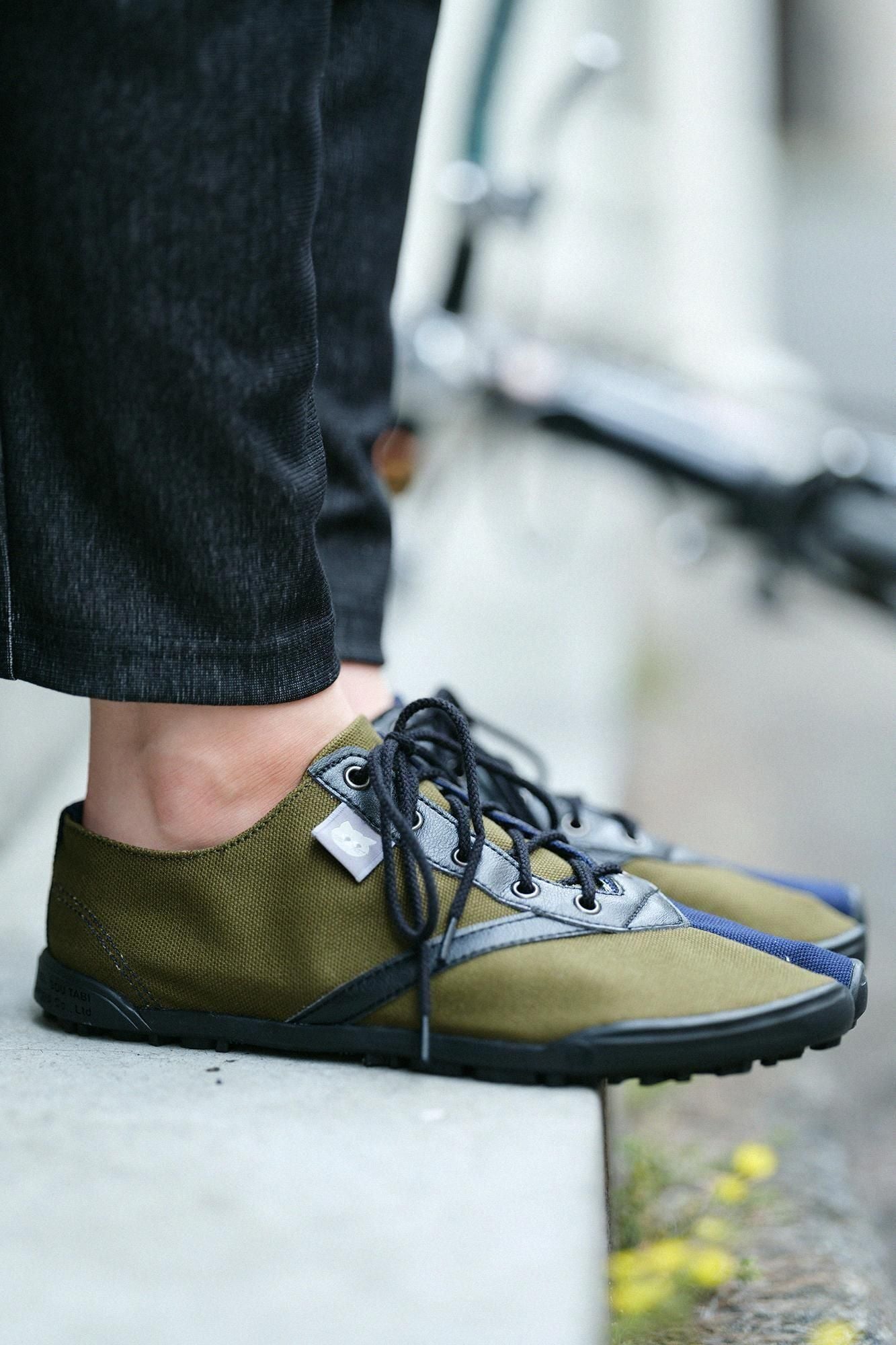 Athlétique Tabi Low Iroha Bottom / Kaki x Navy