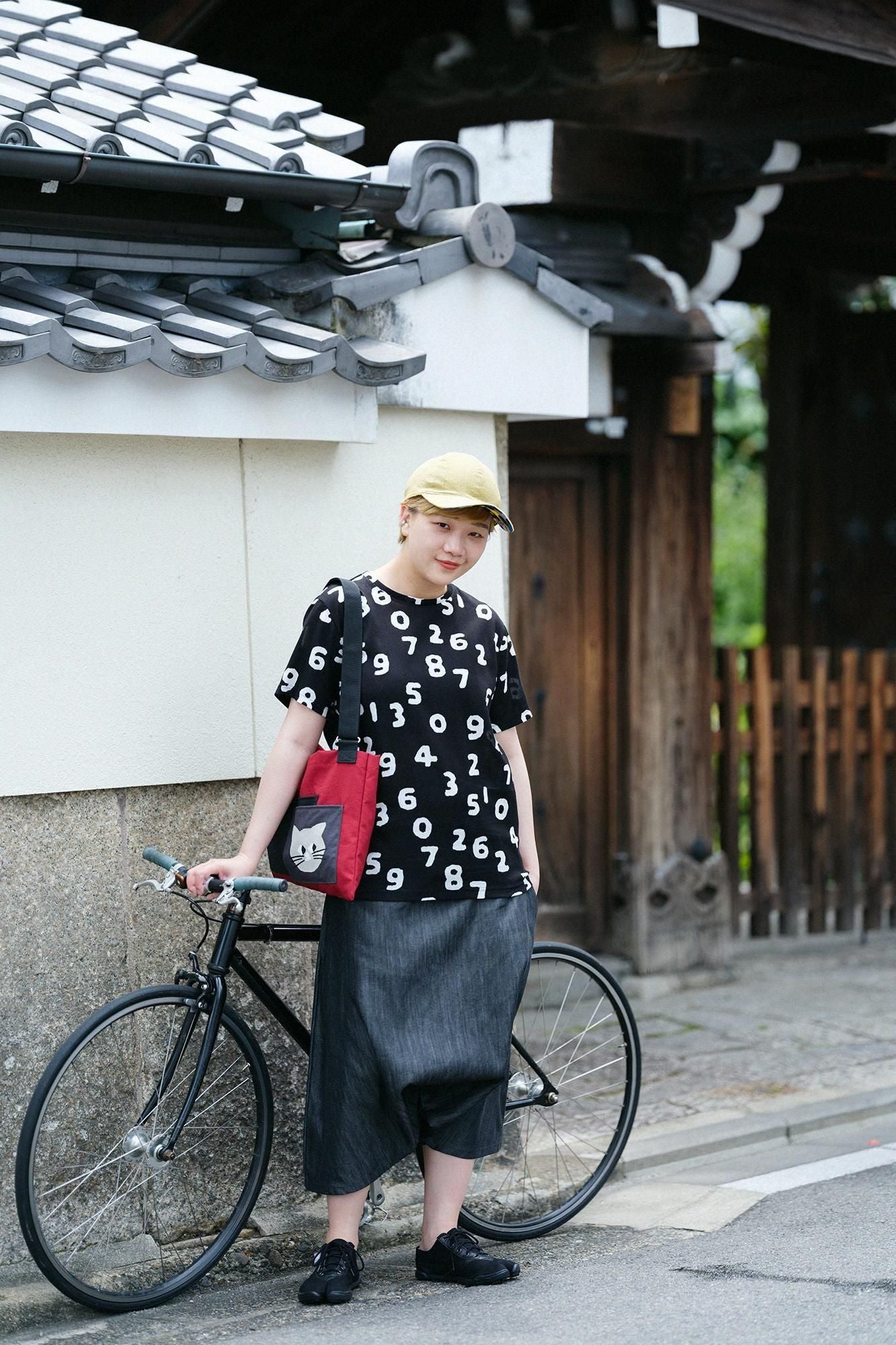 ナイロン サコッシュ／レッド