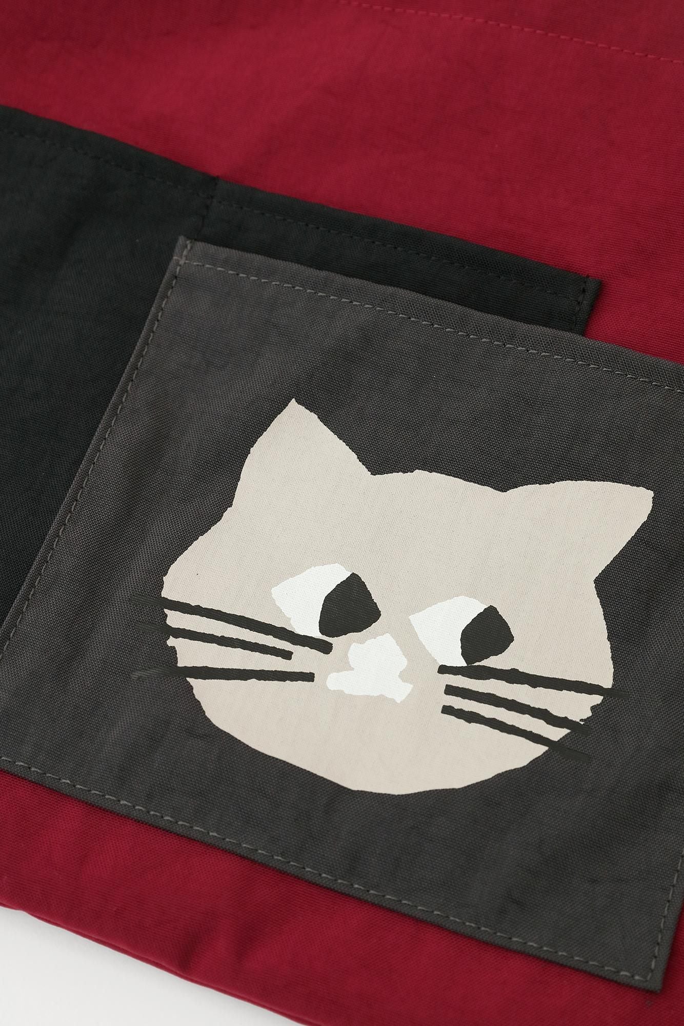 ナイロン サコッシュ／レッド