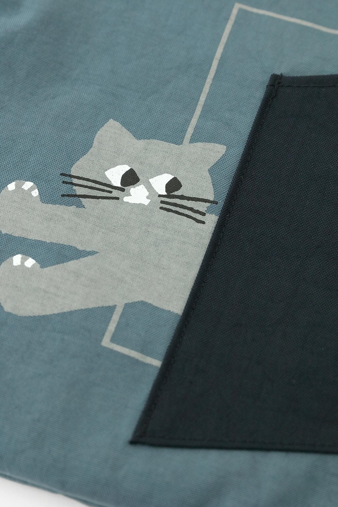 escape Nylon Sacoche Bag Small / Heather Blue