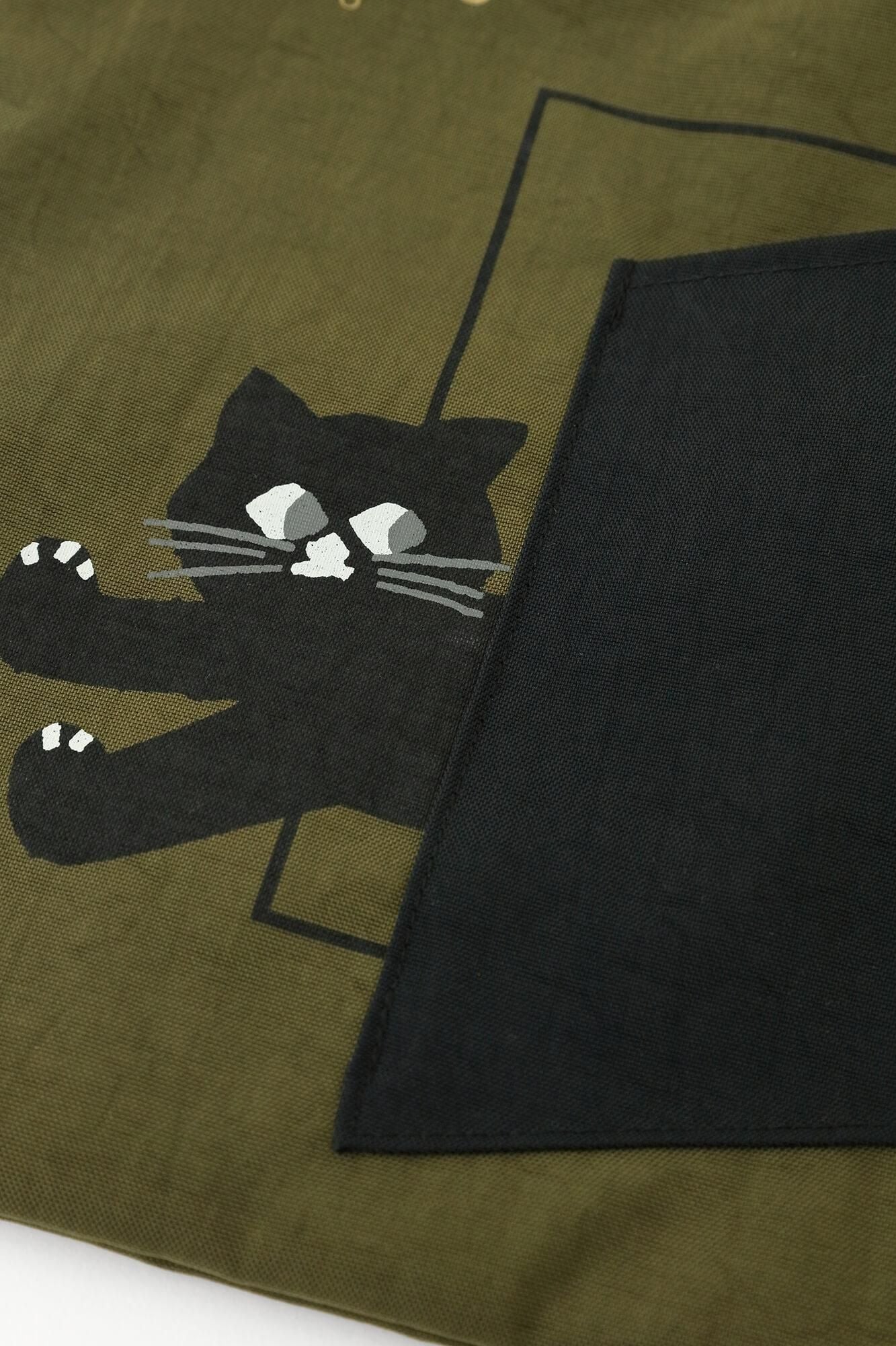 escape ナイロン サコッシュ 小／カーキ