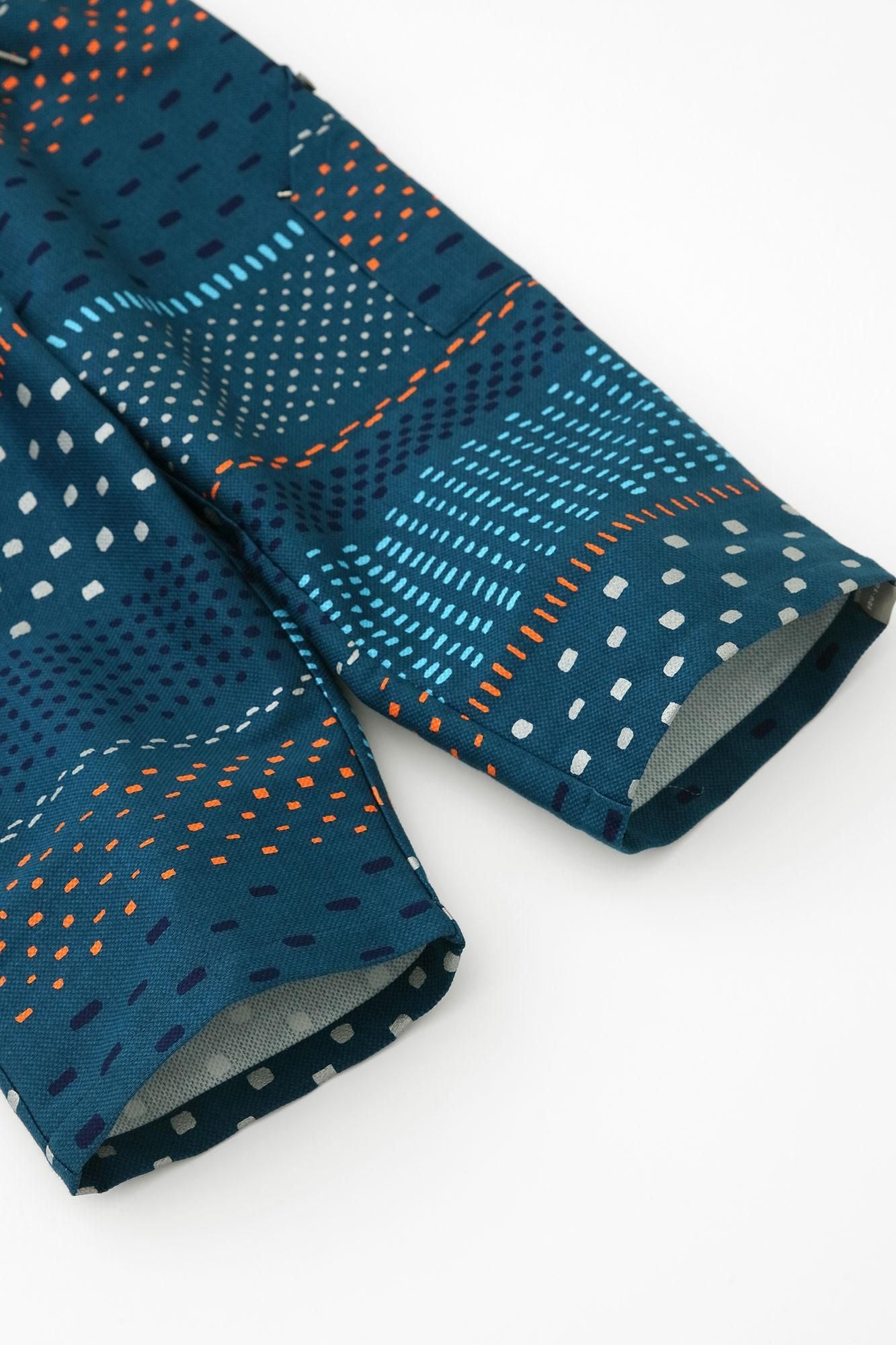 Stretch Dobby Weave Bike Suteteko Quarter / Ararejima