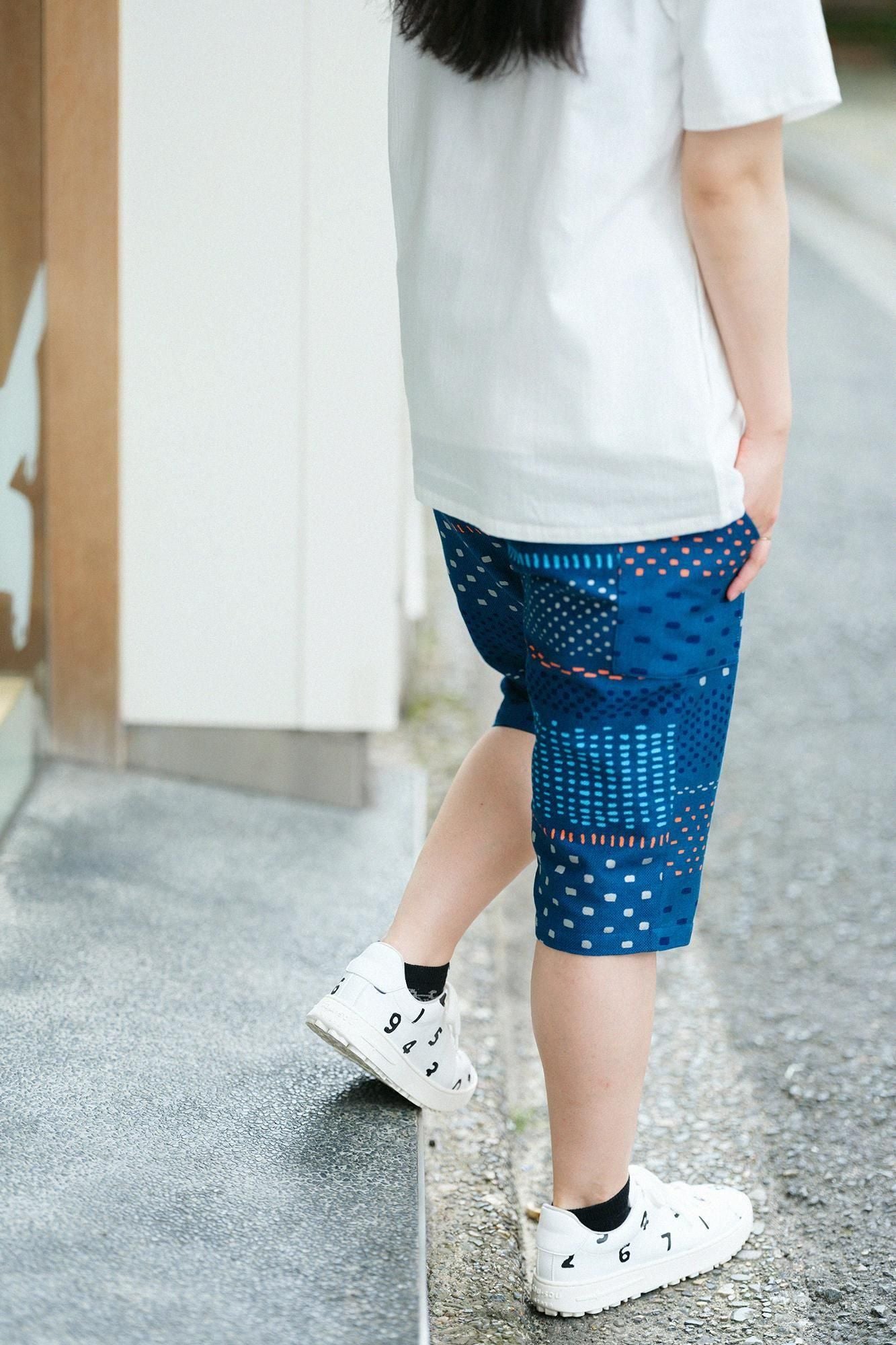 Stretch Dobby Weave Bike Suteteko Quarter / Ararejima