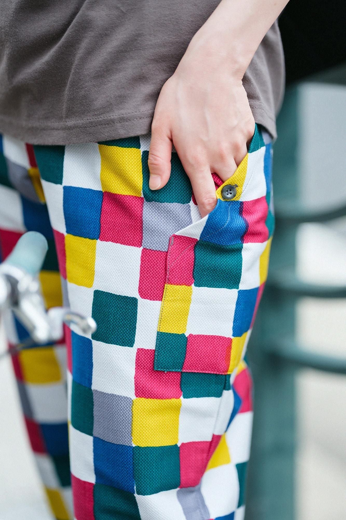 彈性多臂織BIKE 七分褲/日常