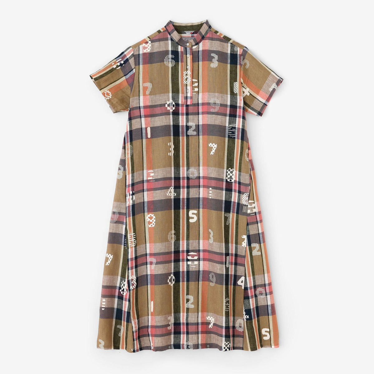 リネンチェック BIKEワンピース／SOU・SOU京都