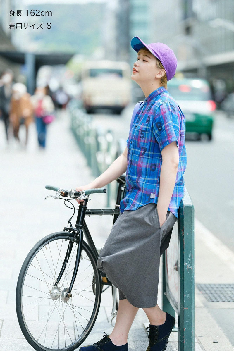 Linen Check Short Sleeve Shirt