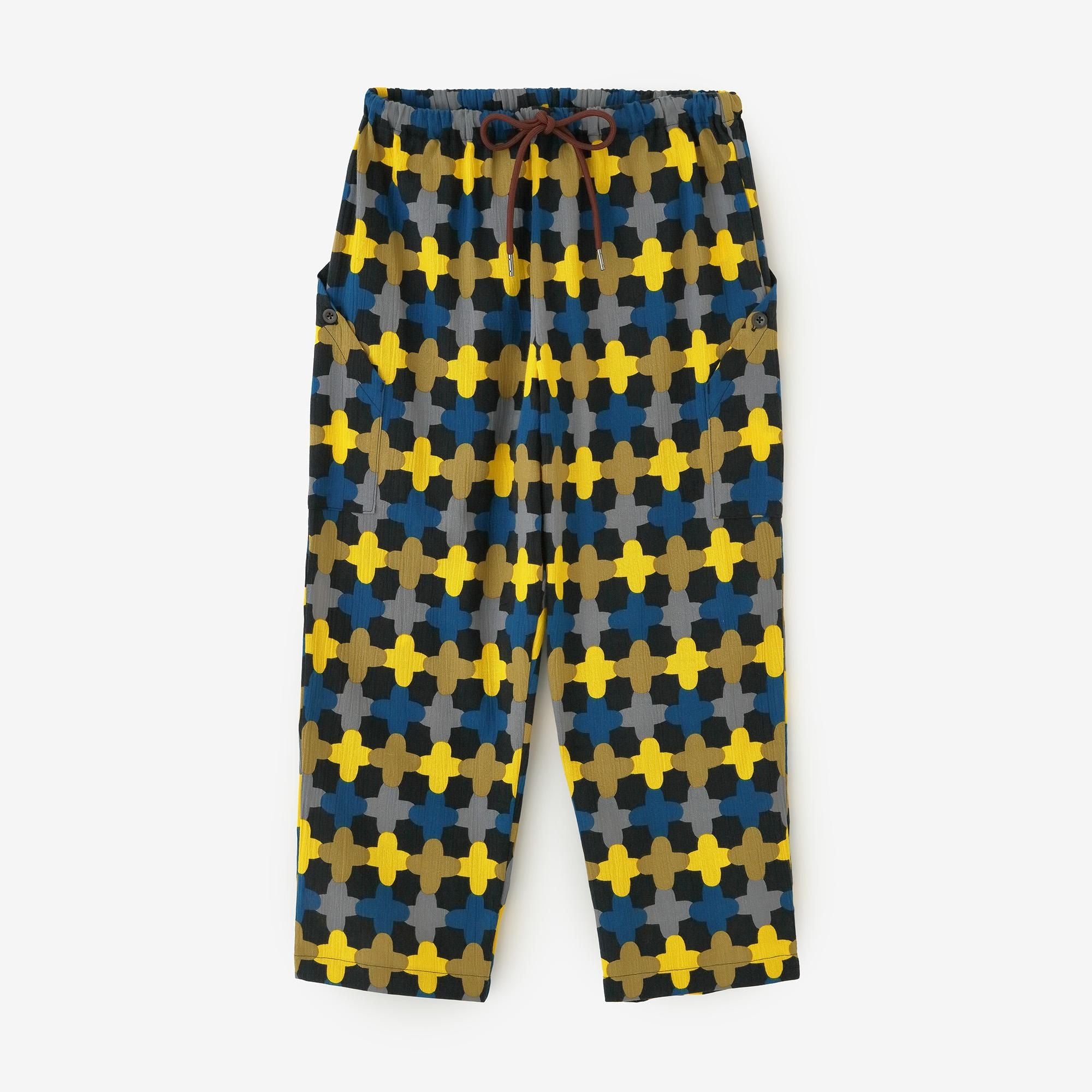 Chizimi Cotton 20/20 BIKE Steteco / Lines and Dots Ink Black