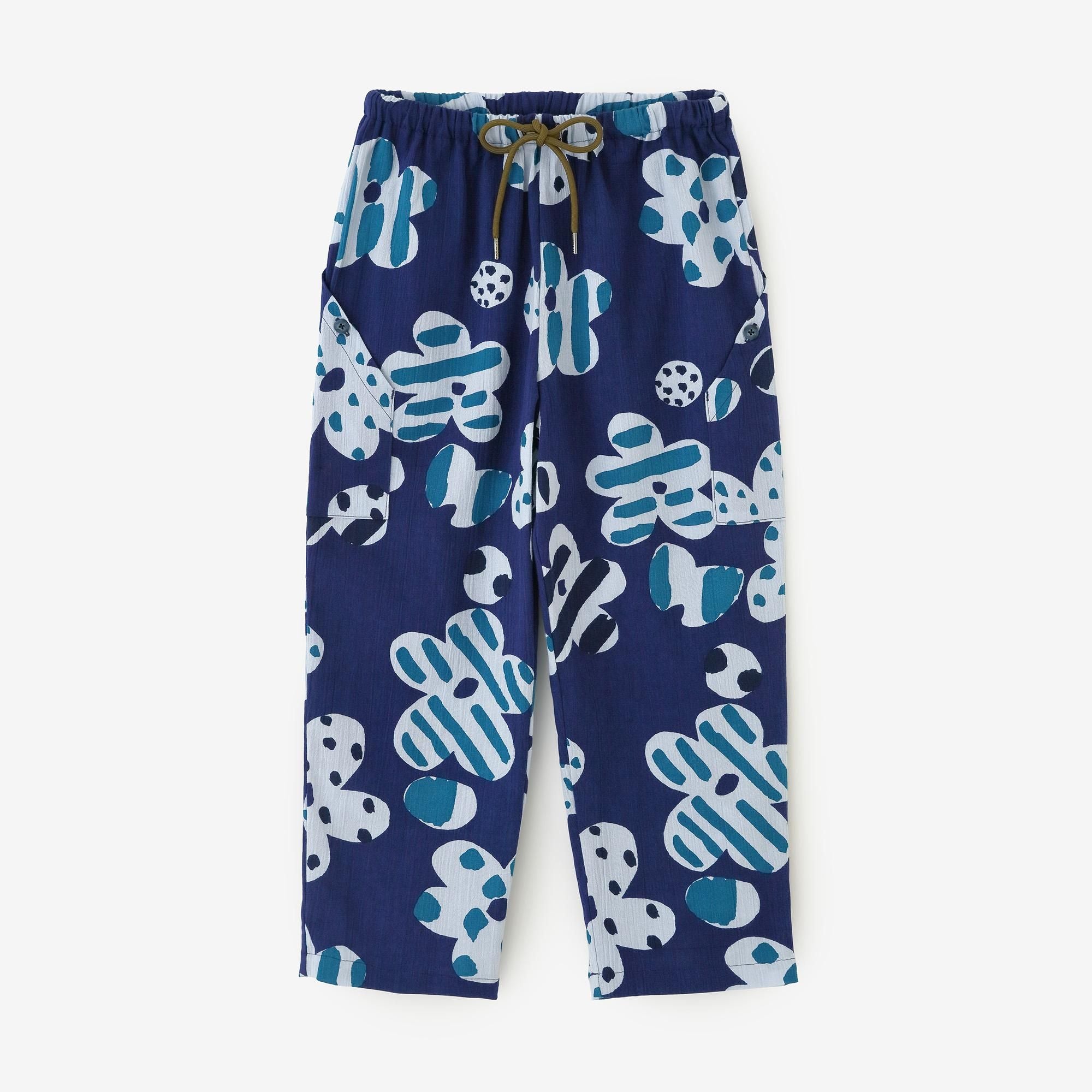 Chizimi Cotton 20/20 BIKE Steteco / Lines and Dots Ink Black