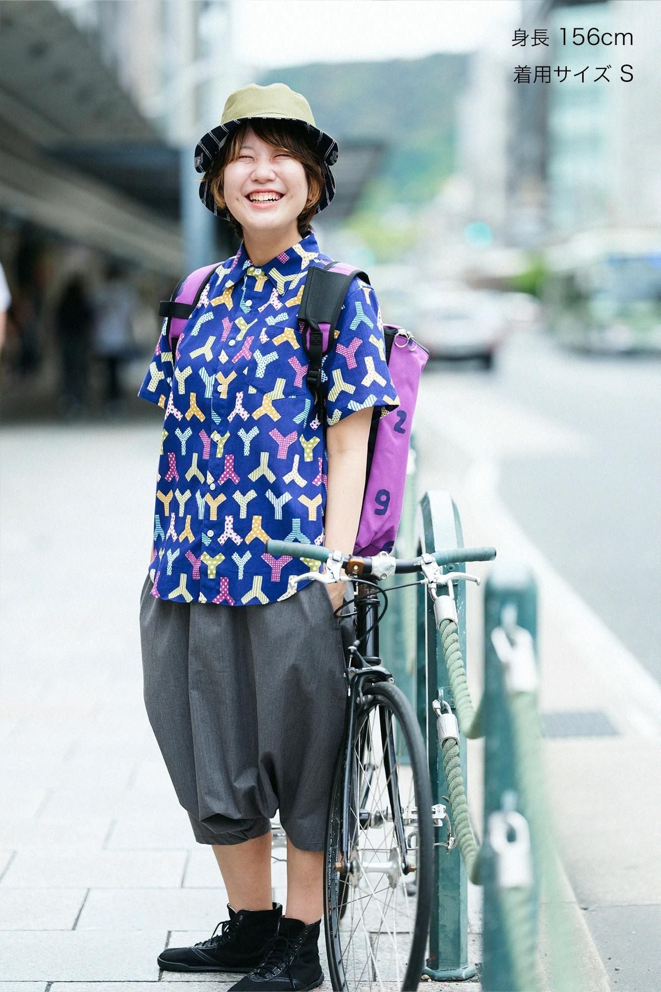 Takashima Chiku 20/20短袖衬衫/个性（hitogara）