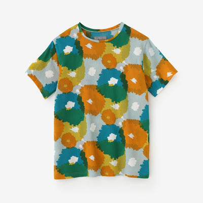 Chizimi Cotton 40/40 Short Sleeve T-shirt / Full Bloom