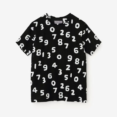 Chizimi Cotton 40/40 Short Sleeve T-shirt / SO-SU-U Kon Black