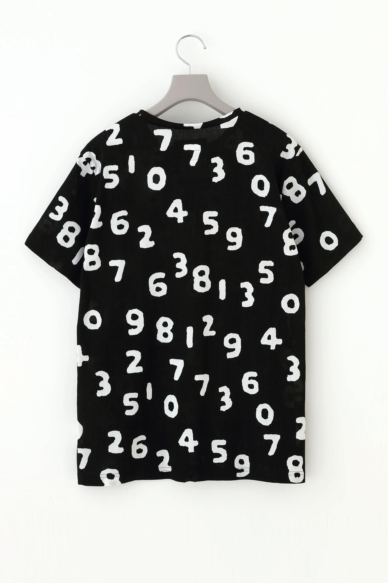 Chizimi Cotton 40/40 Short Sleeve T-shirt / SO-SU-U Kon Black