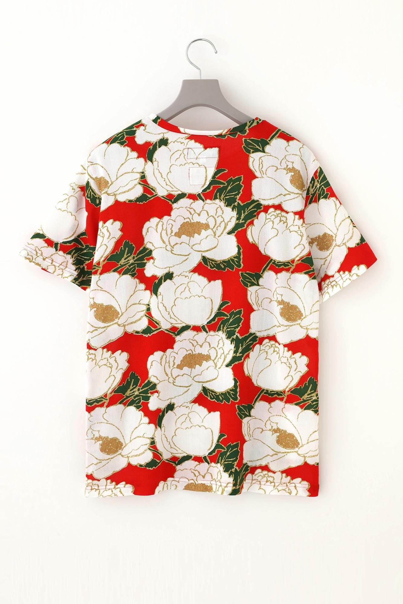 Takashima chiku 40/40短袖T恤/牡丹花（botan hanasaku）