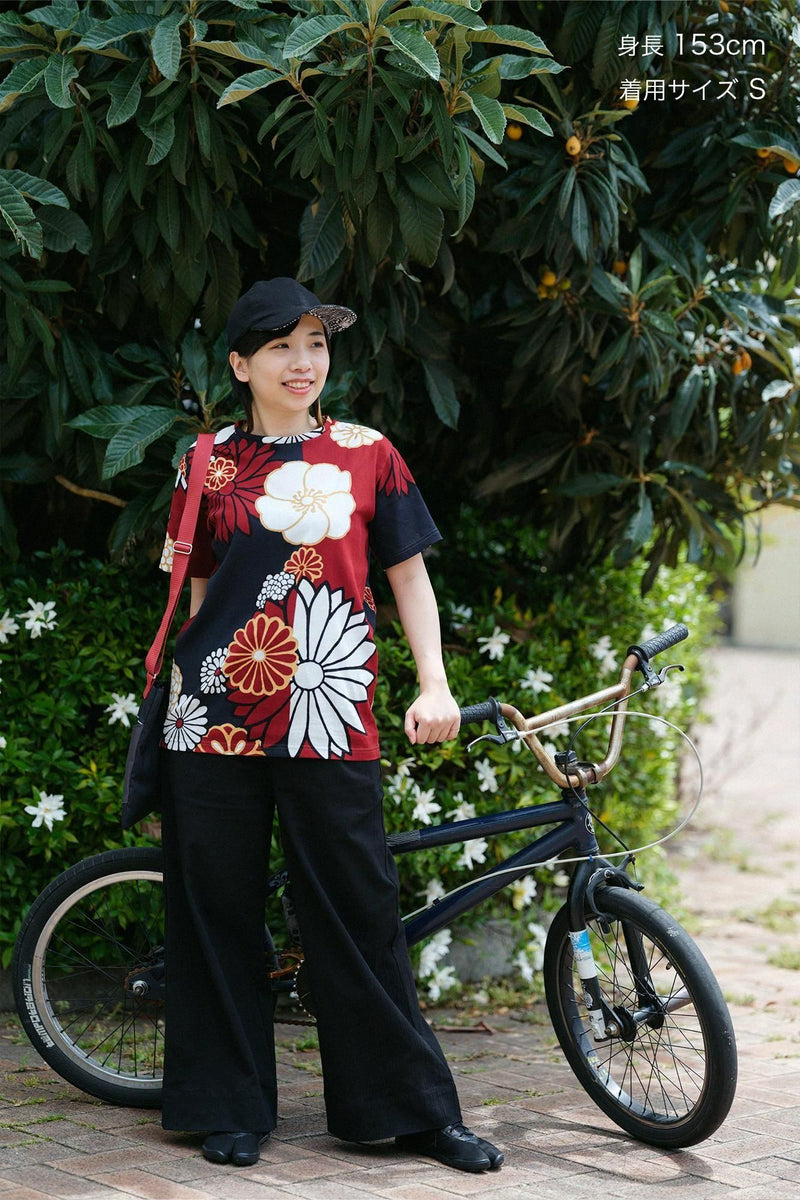 Takashima Chijimi T-shirt à manches courtes