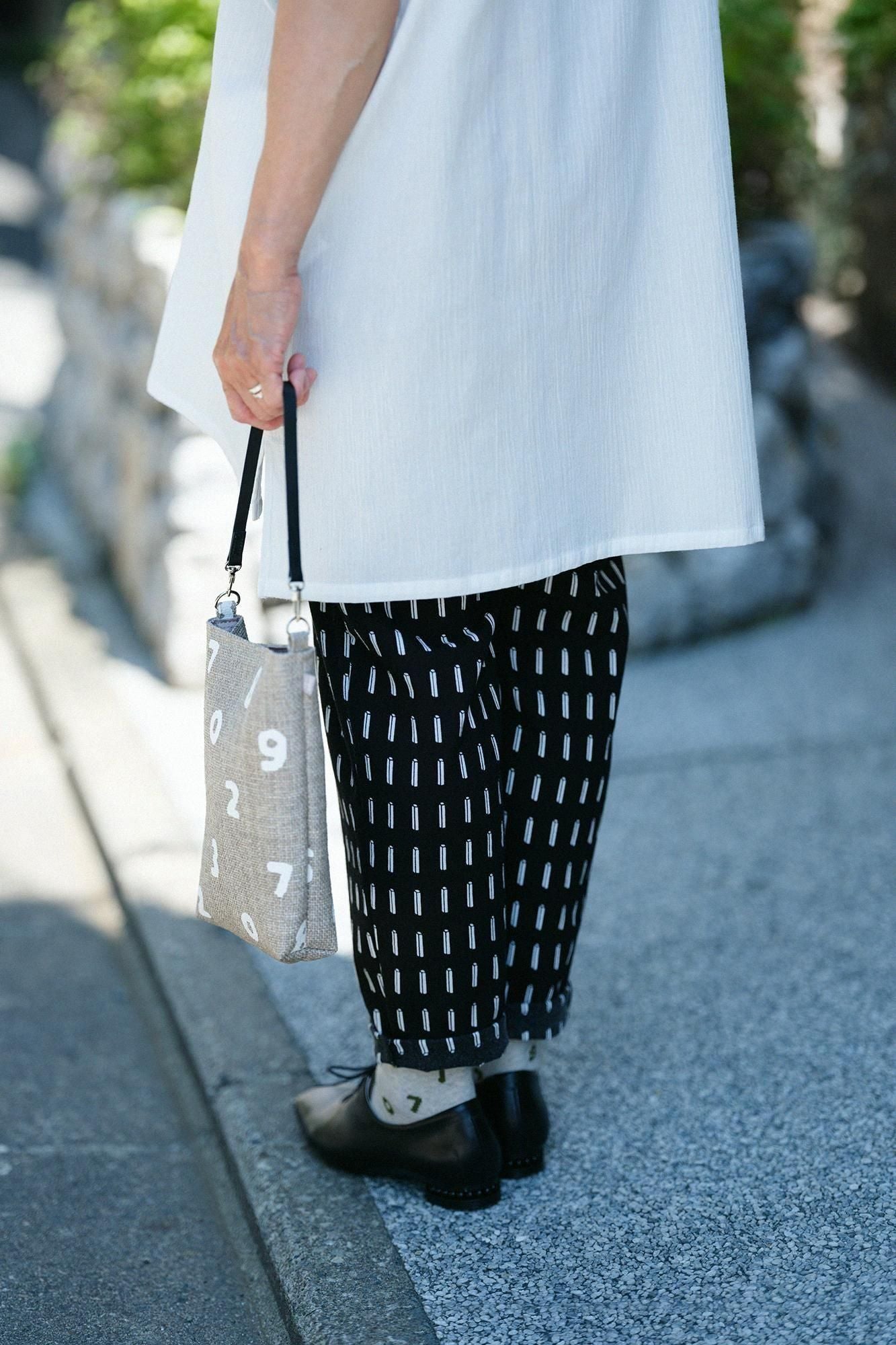 高島縮棉 20/20休閒窄管長褲／箱