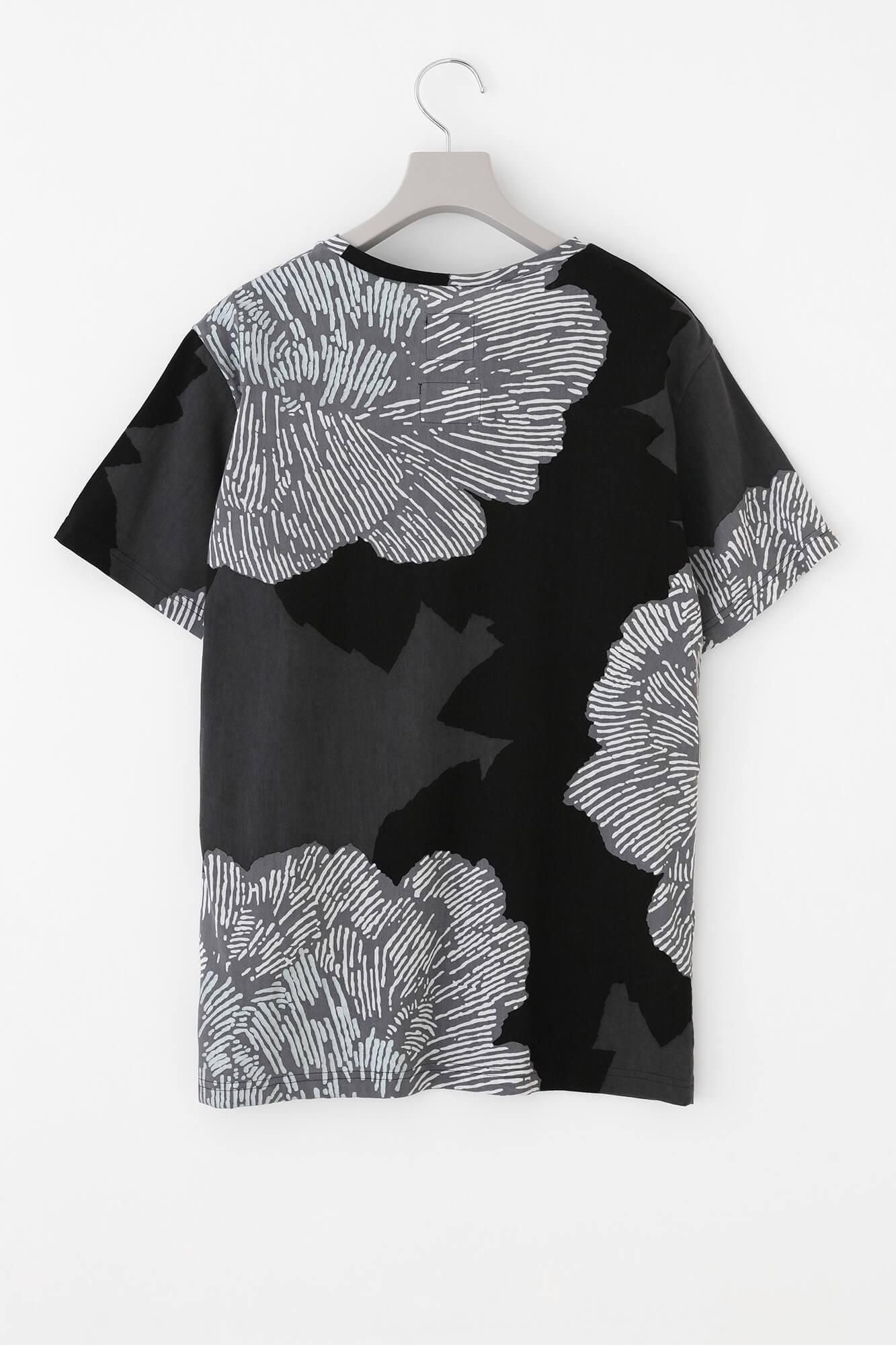 高島縮棉 40/40短袖T-shirt／芍薬