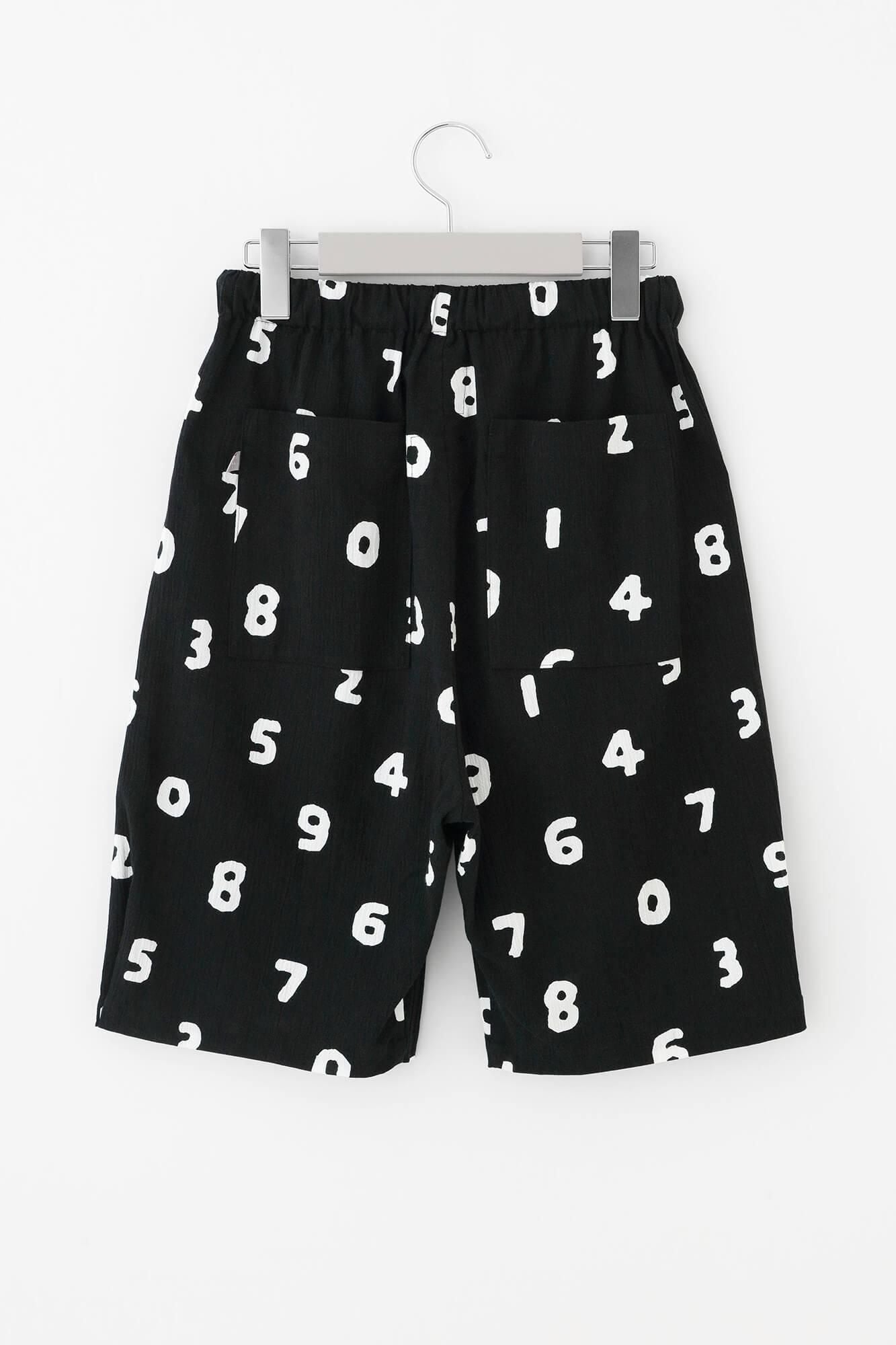 Chizimi Cotton 20/20 Easy Shorts / SO-SU-U Black