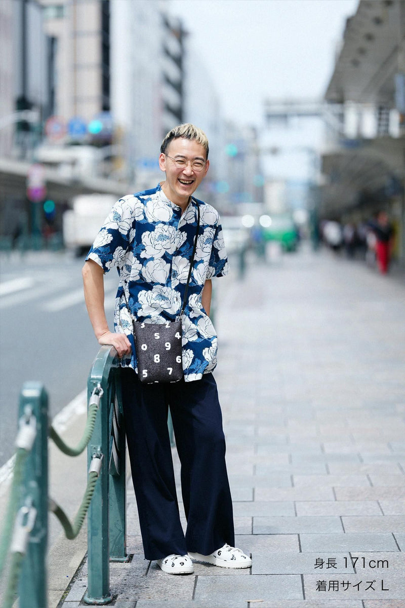 타카시마치지미 20/20 스탠드칼라반팔셔츠 SP