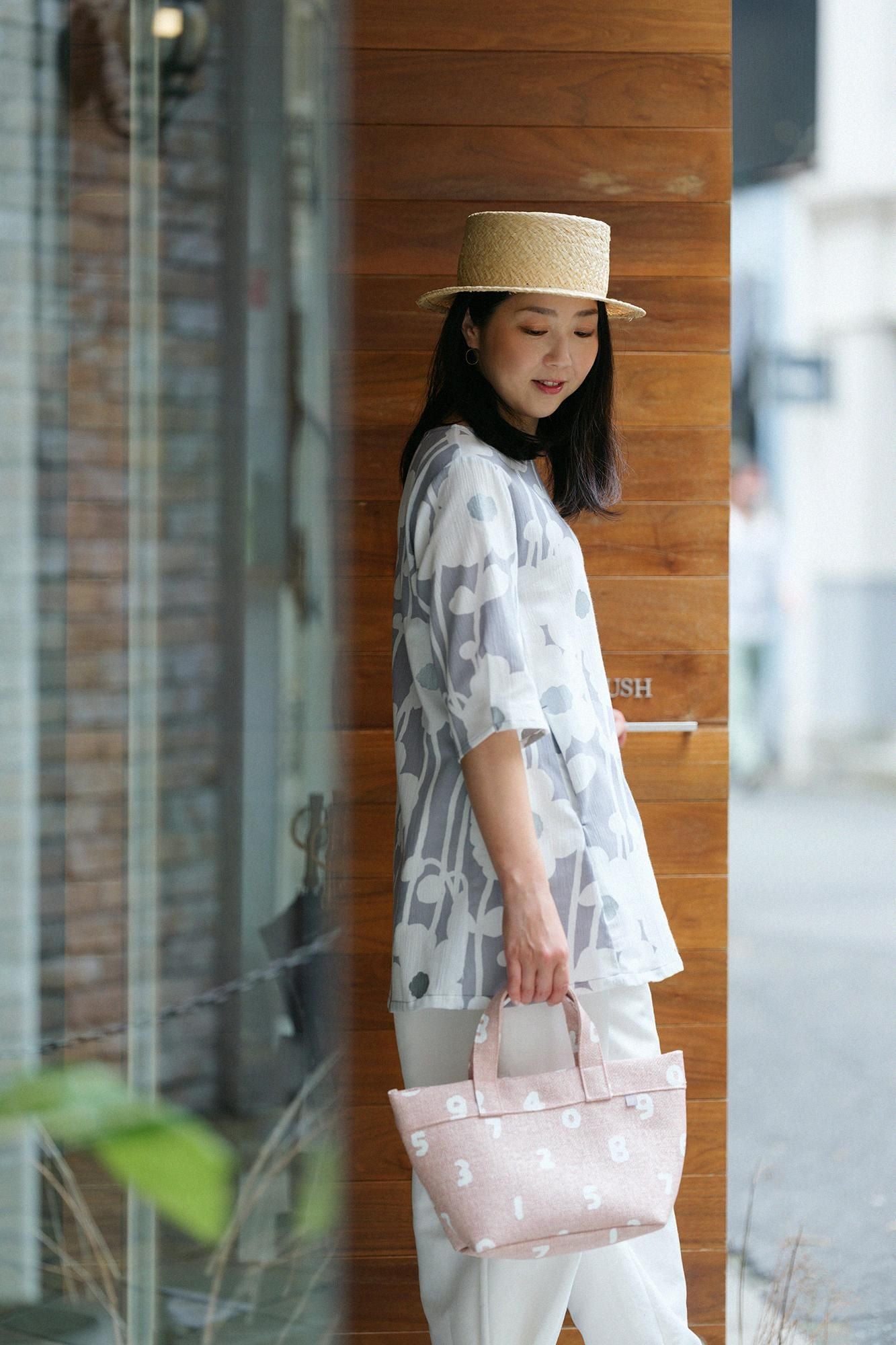 파나마 Y.토트백 a5/SO-SU-U 옅은 분홍색