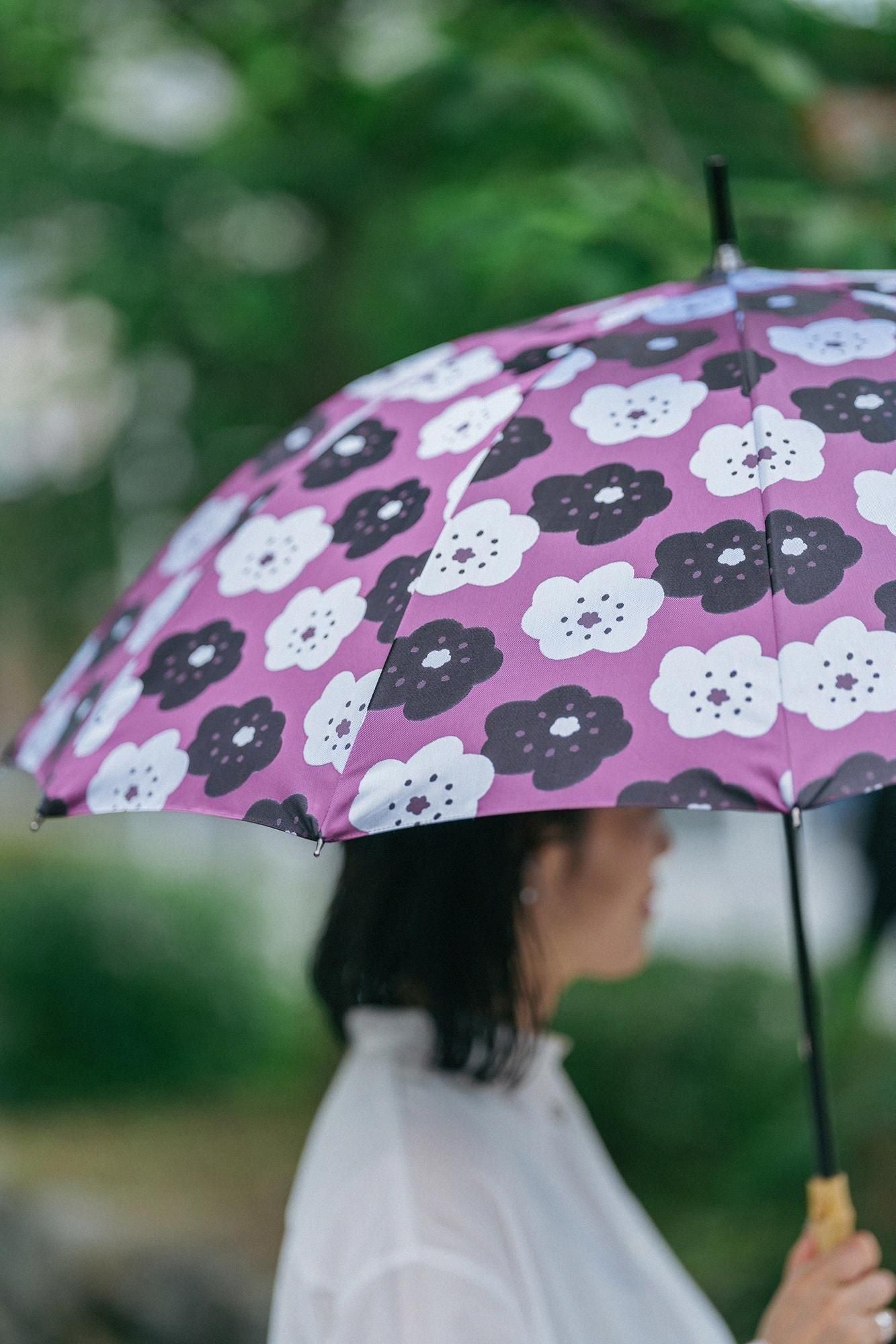 SOU・SOU×MOONBAT Gunnai Ori Carbon Regenschirm/Hohoemi