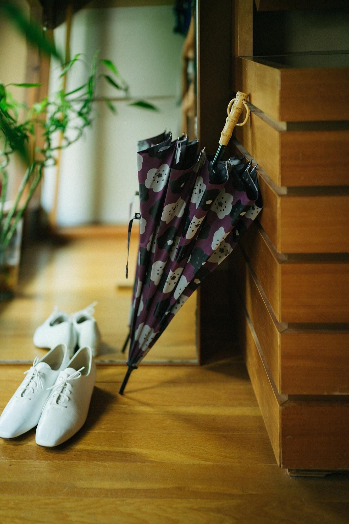 SOU・SOU×MOONBAT Gunnai Ori Carbon Regenschirm/Hohoemi