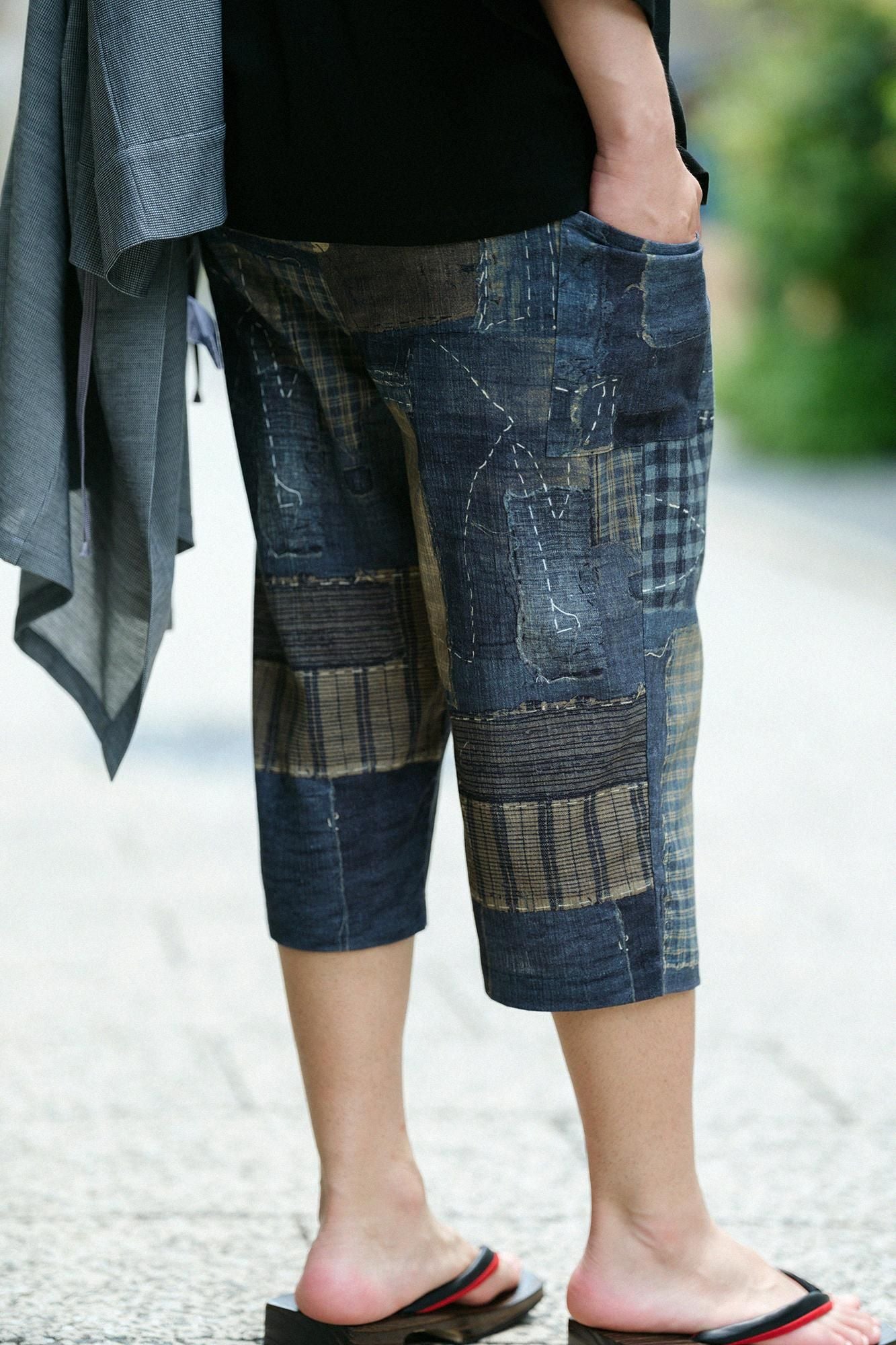 Chizimi Cotton 20/20 Skinny Pants / BORO IJ