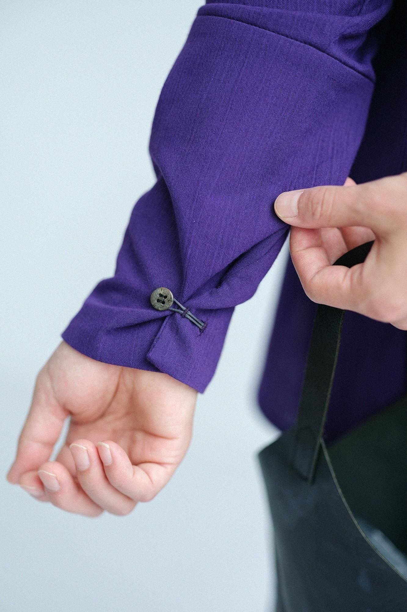 타카시마치지미 20/20 타치에리 츠츠소데신이(Tsutosode Shini) / Purple Navy Blue (남색）