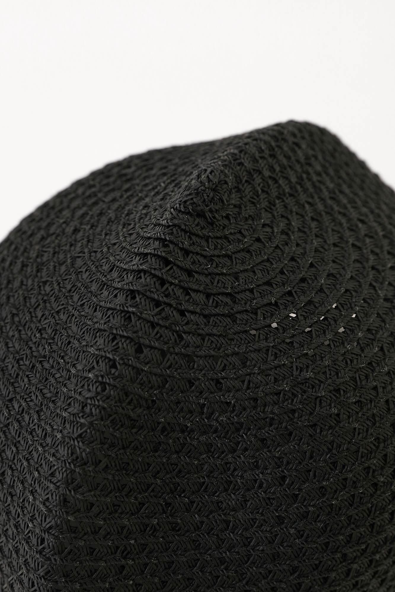 鑽石編織尾張笠/黑色
