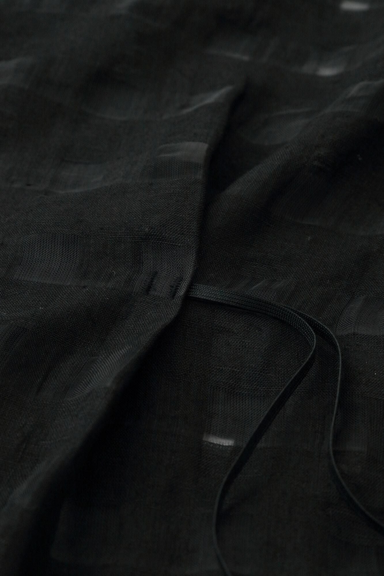 亚麻开放式晶格编织（koshioki），两浴染色（nimizome），kisaragi，短长/木翼颜色（niyariro）