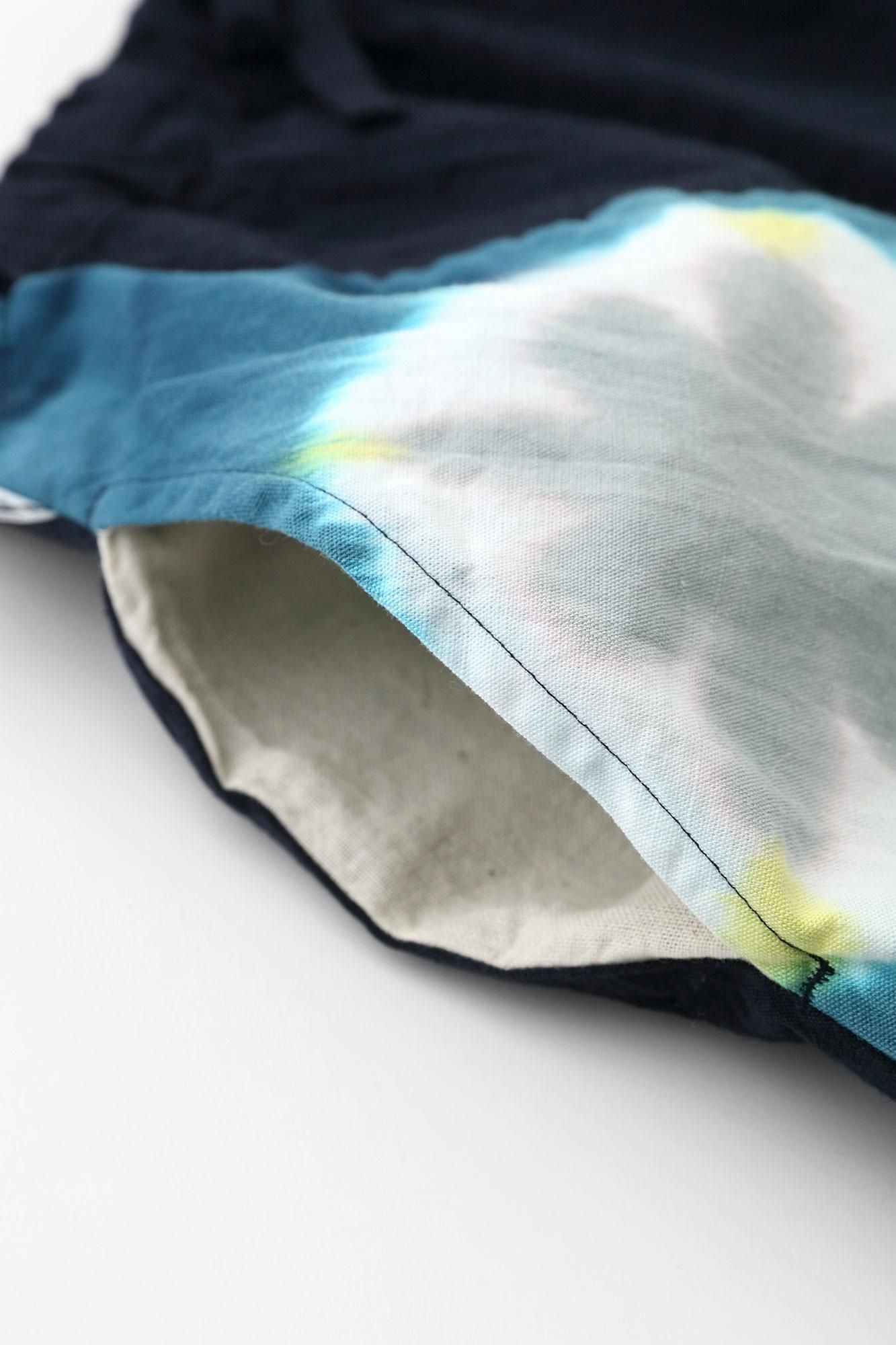 Mari-Baumwolle Arimatsu Narumi Shibori Ise-Baumwolle 20/20 Leinenmischung Fuji / Sekka Weißer Tau