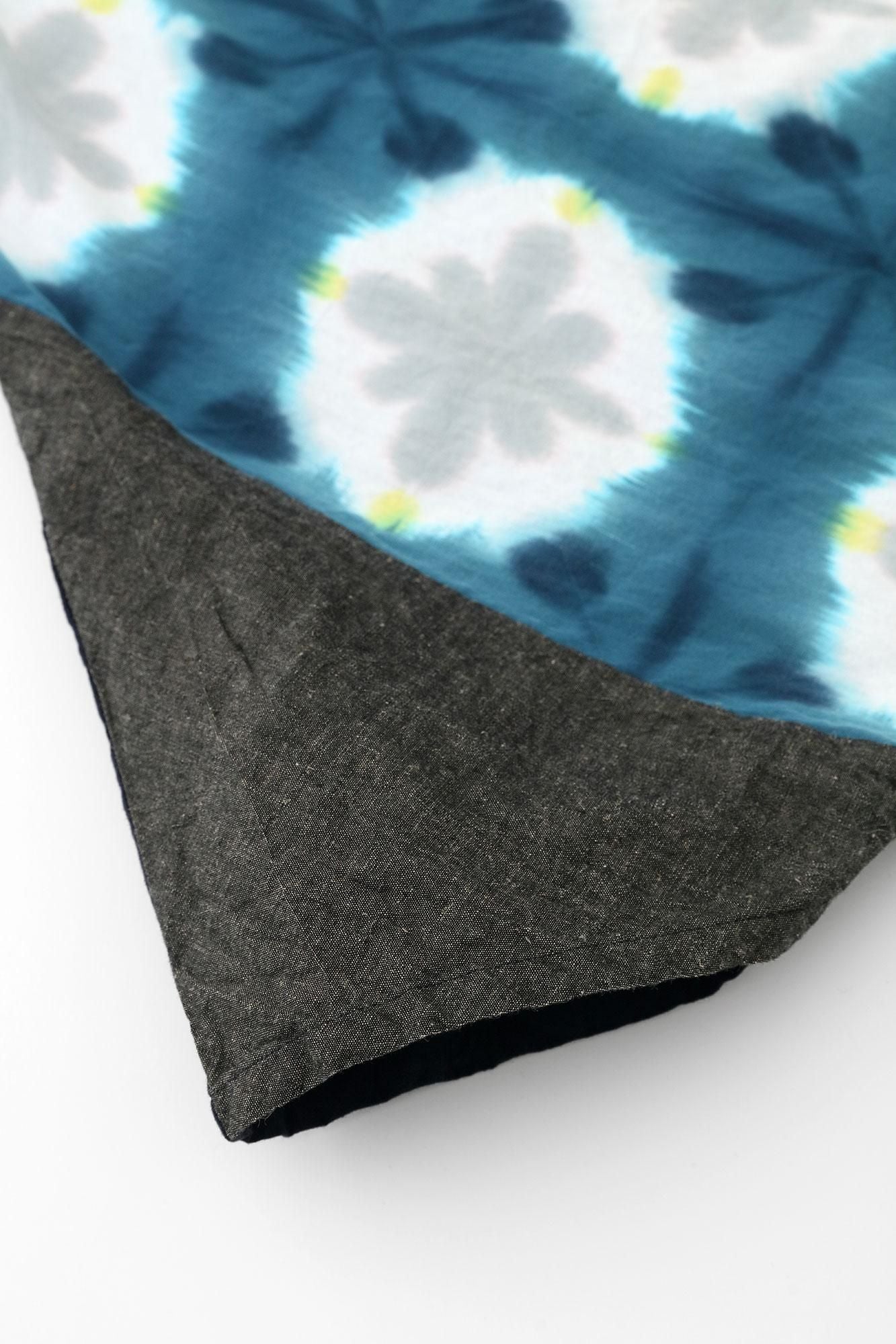 Mari-Baumwolle Arimatsu Narumi Shibori Ise-Baumwolle 20/20 Leinenmischung Fuji / Sekka Weißer Tau