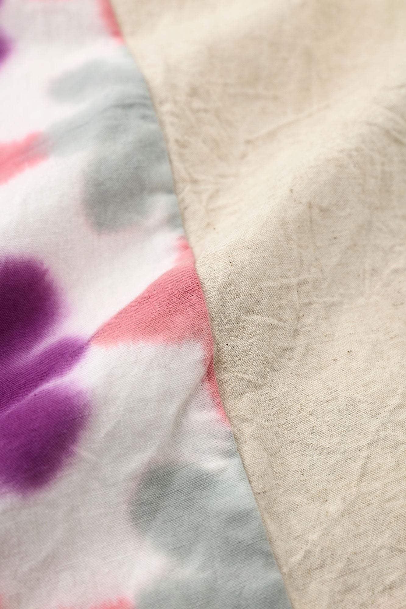 鲈鱼棉花，Arimatsu Narumi Shibori，Ise棉花，20 /20，大麻混合，富士 /雪花，shiba sakura