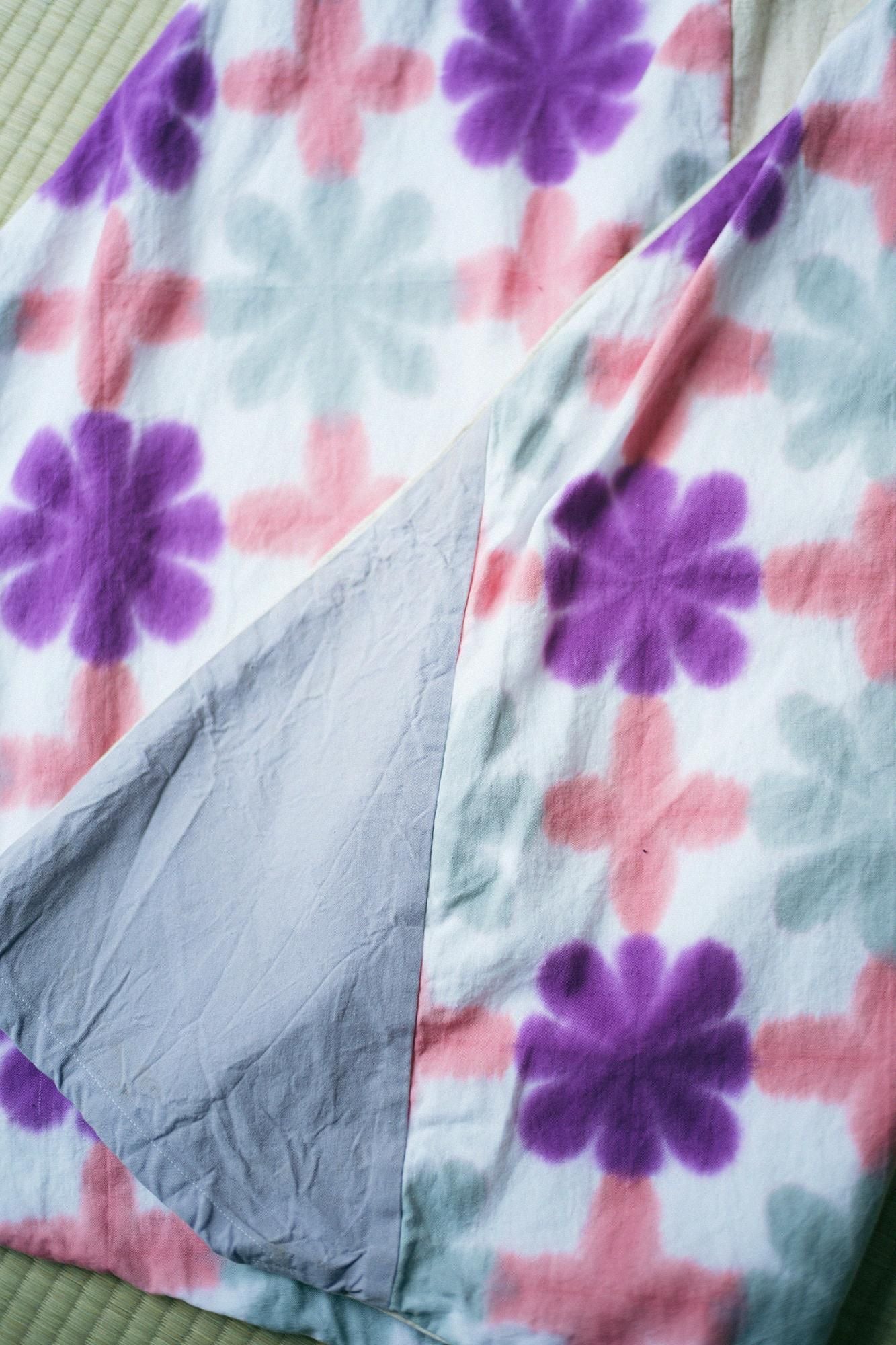 鲈鱼棉花，Arimatsu Narumi Shibori，Ise棉花，20 /20，大麻混合，富士 /雪花，shiba sakura