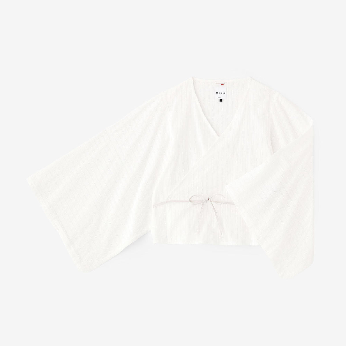 【未使用】SOU•SOU〈ソウソウ〉小袖寛衣（こそでかんい）南天と余白　M黒 未使用】SOU•SOU〈ソウソウ〉小袖寛衣（こそでかんい）南天と余白