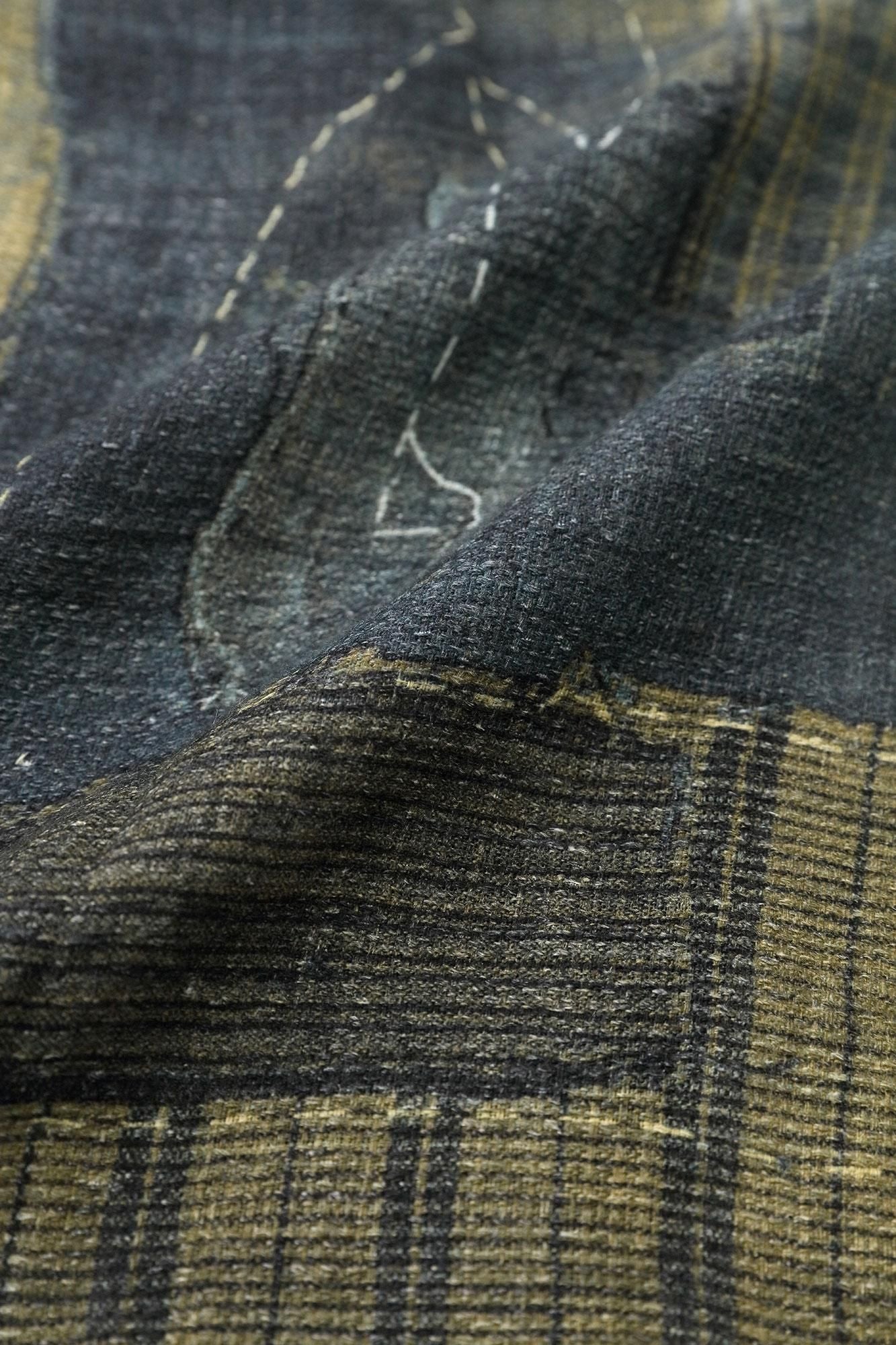 麻 袢纏 長袖外套 短外套 單（hito）/BORO IJ