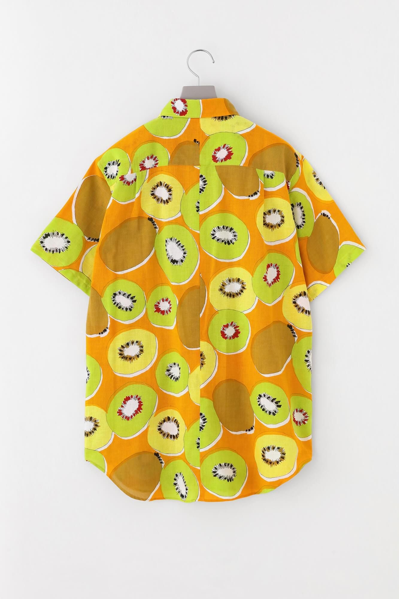 [Uniquement disponible sur le net] Chemise à manches courtes Ise Momen Bun/Kiwi